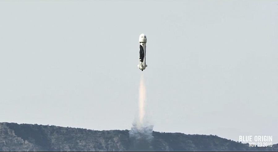 Bezos' Space Firm Successfully Tests Capsule Safety, Lands Rocket