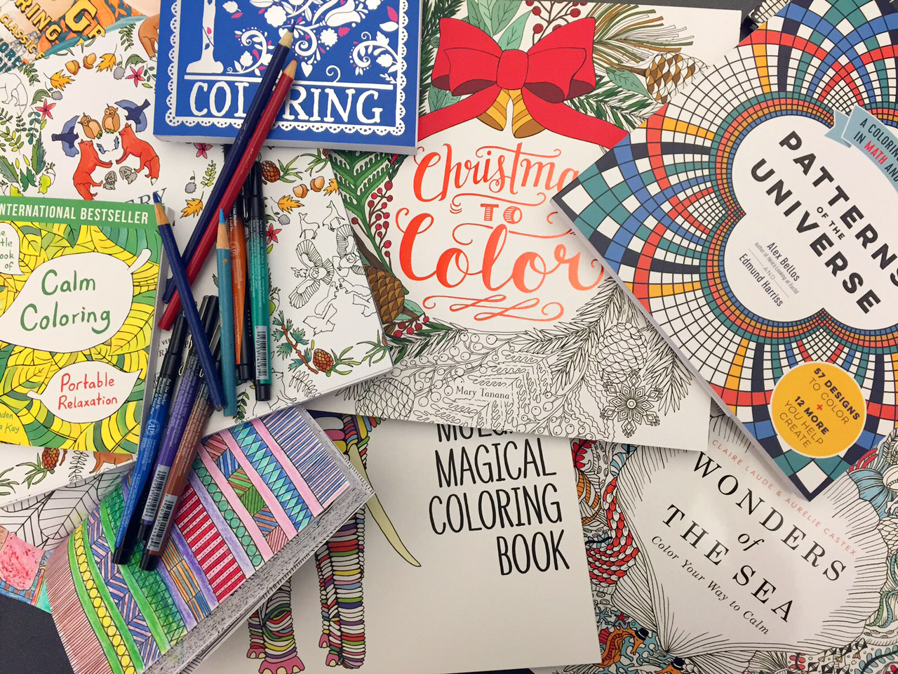 With adult coloring books on the rise, library hosts coloring groups