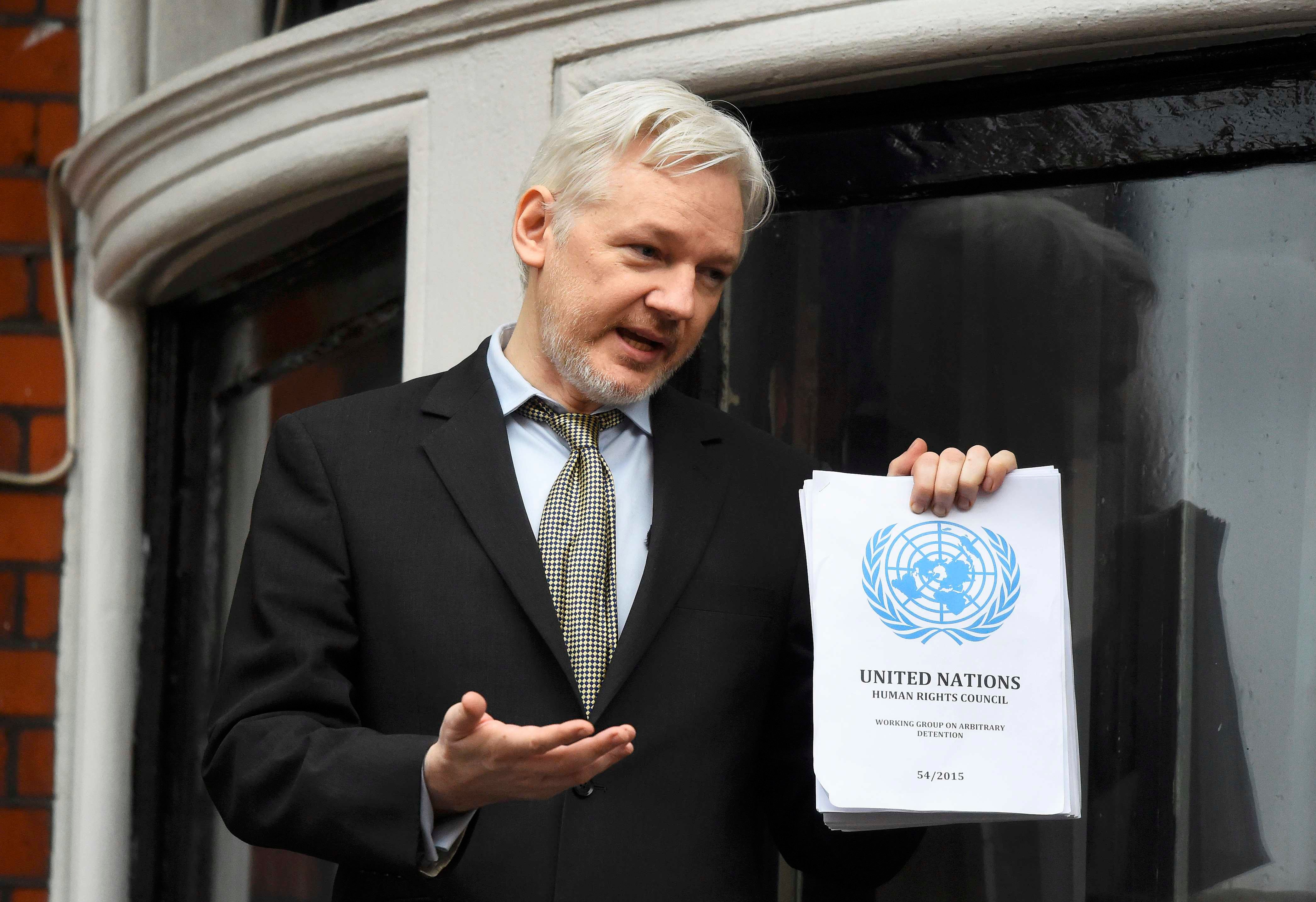 WikiLeaks boss Julian Assange 