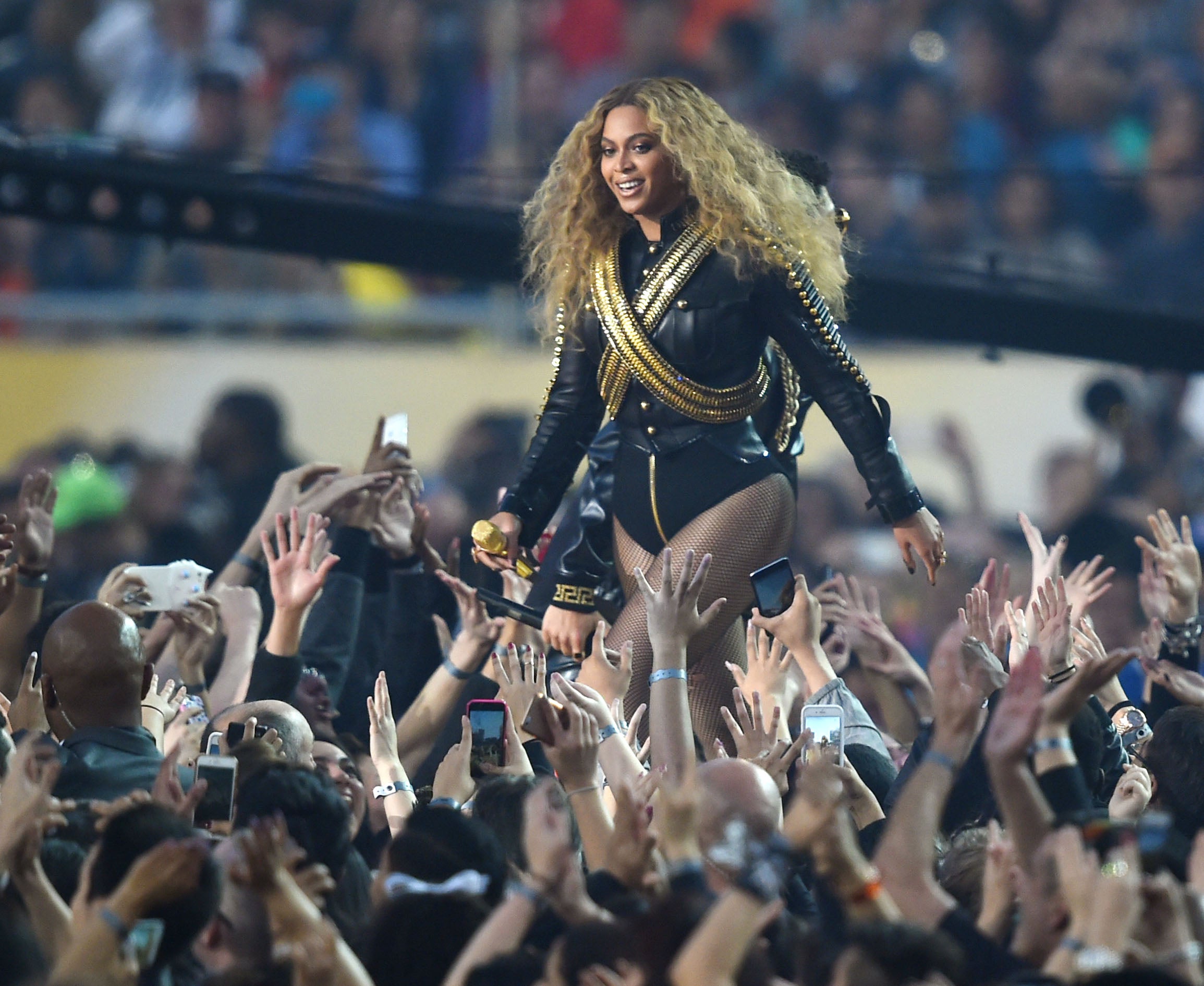 Beyonce sends political message with Super Bowl halftime