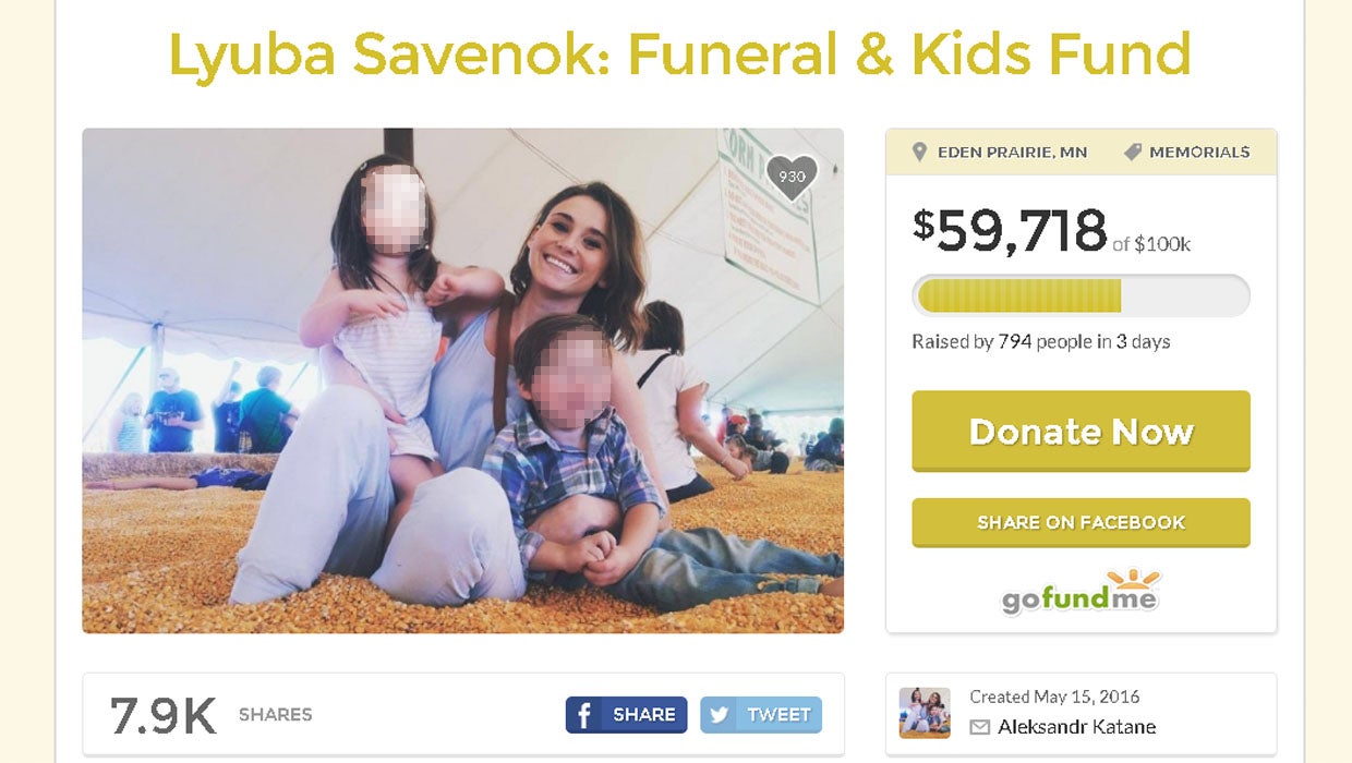 Minnesota man charged in stabbing death of pregnant wife, Lyuba Savenok(02)