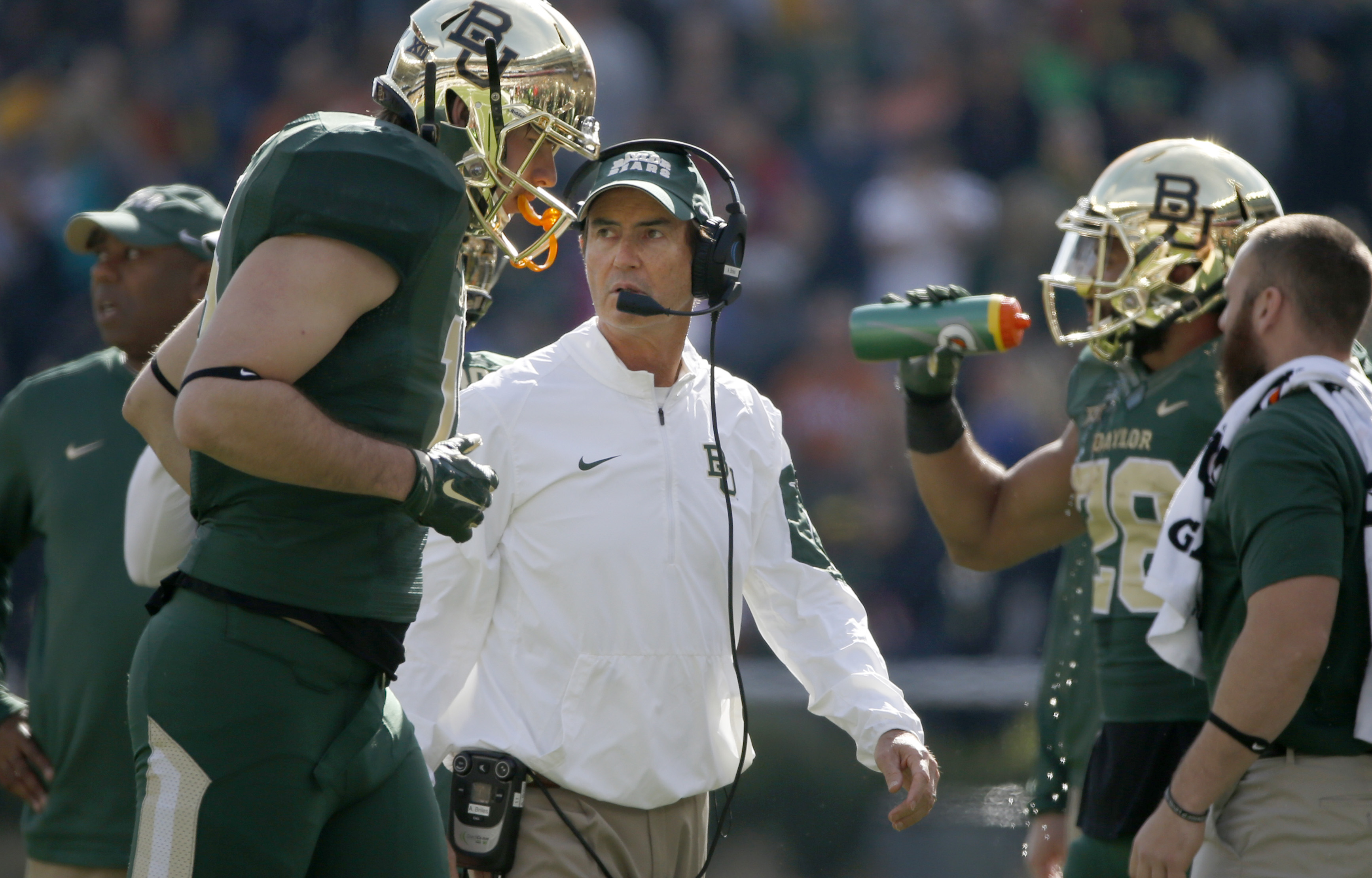 Art Briles, Ian McCaw released from Baylor University lawsuit - CBS News