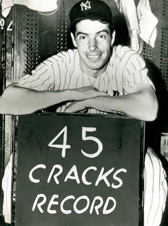 Joe DiMaggio hit streak sets Yankees record