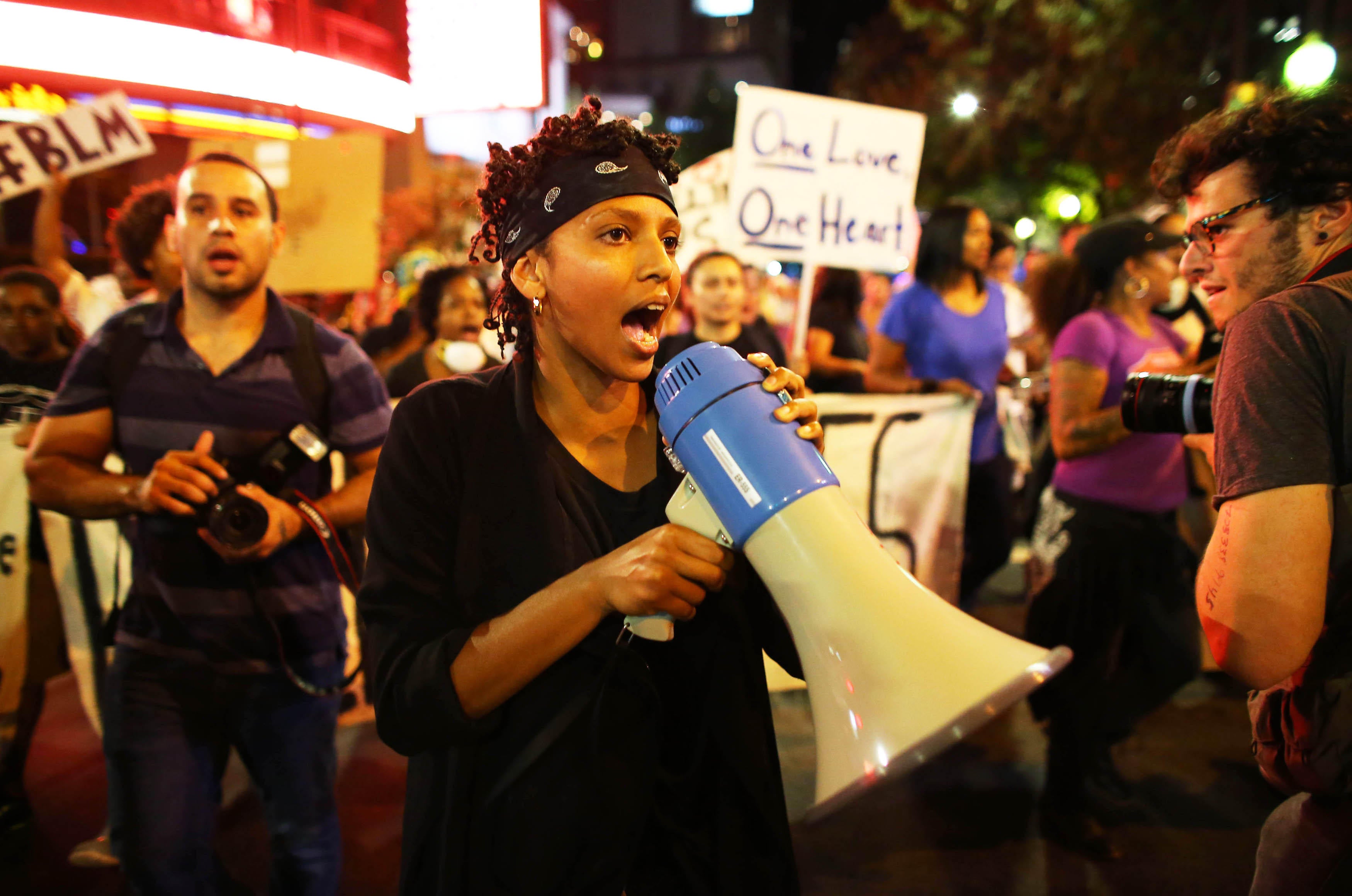 Charlotte protesters hit streets for 4th night after police shooting