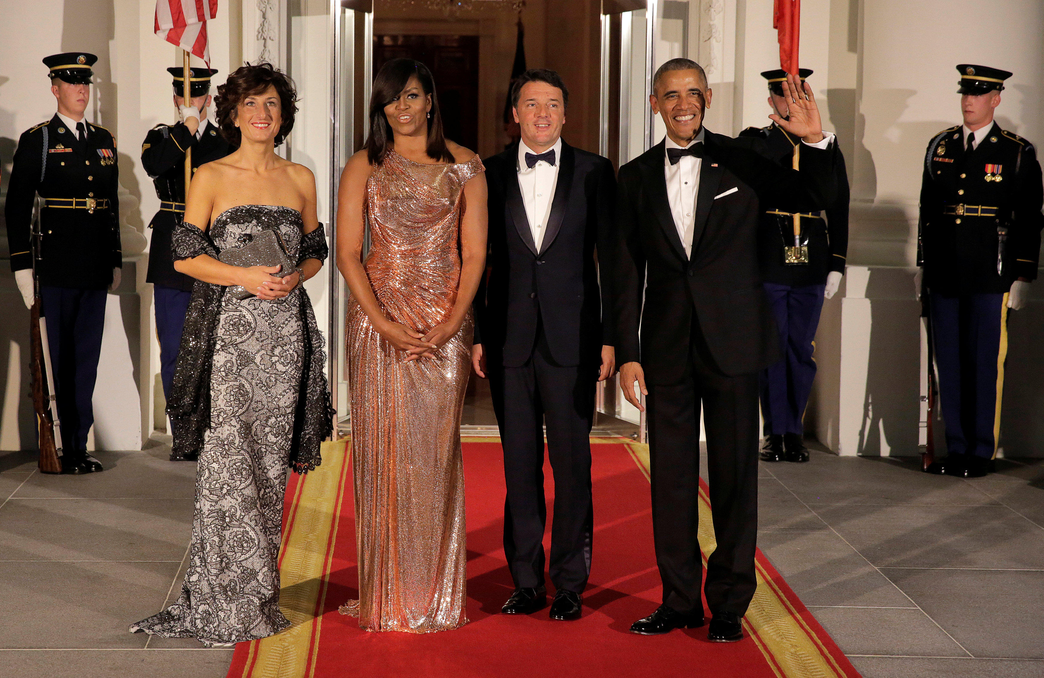 President Obama honors Italy at final state dinner - CBS News