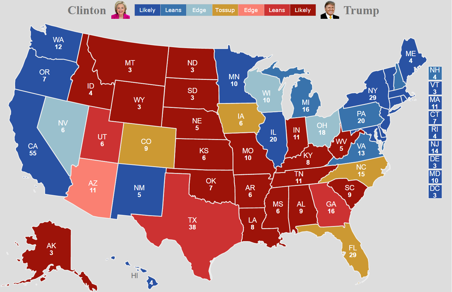 nytimes 2016 election map