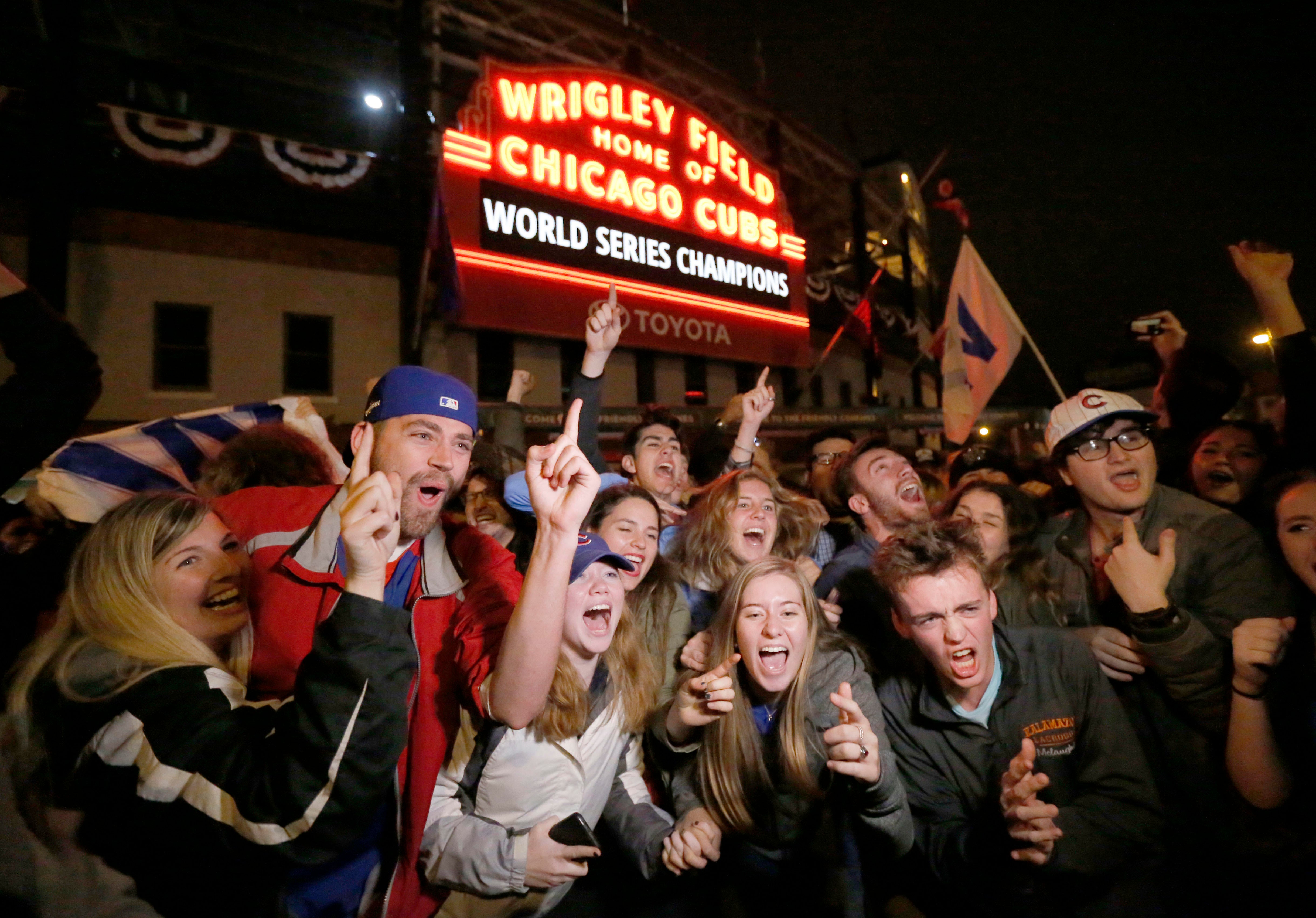 Emotional Cubs Fans Bask In Glory Of Team s World Series Win CBS News