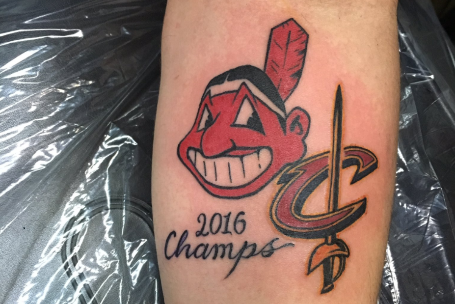 Cleveland Indians fan may regret bold World Series tattoo ahead of Game 7  - CBS News