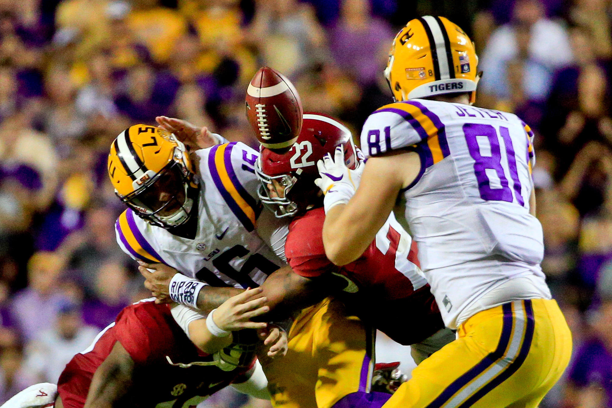 LSU and Alabama bail out CBS to keep it highest-rated college football  package 