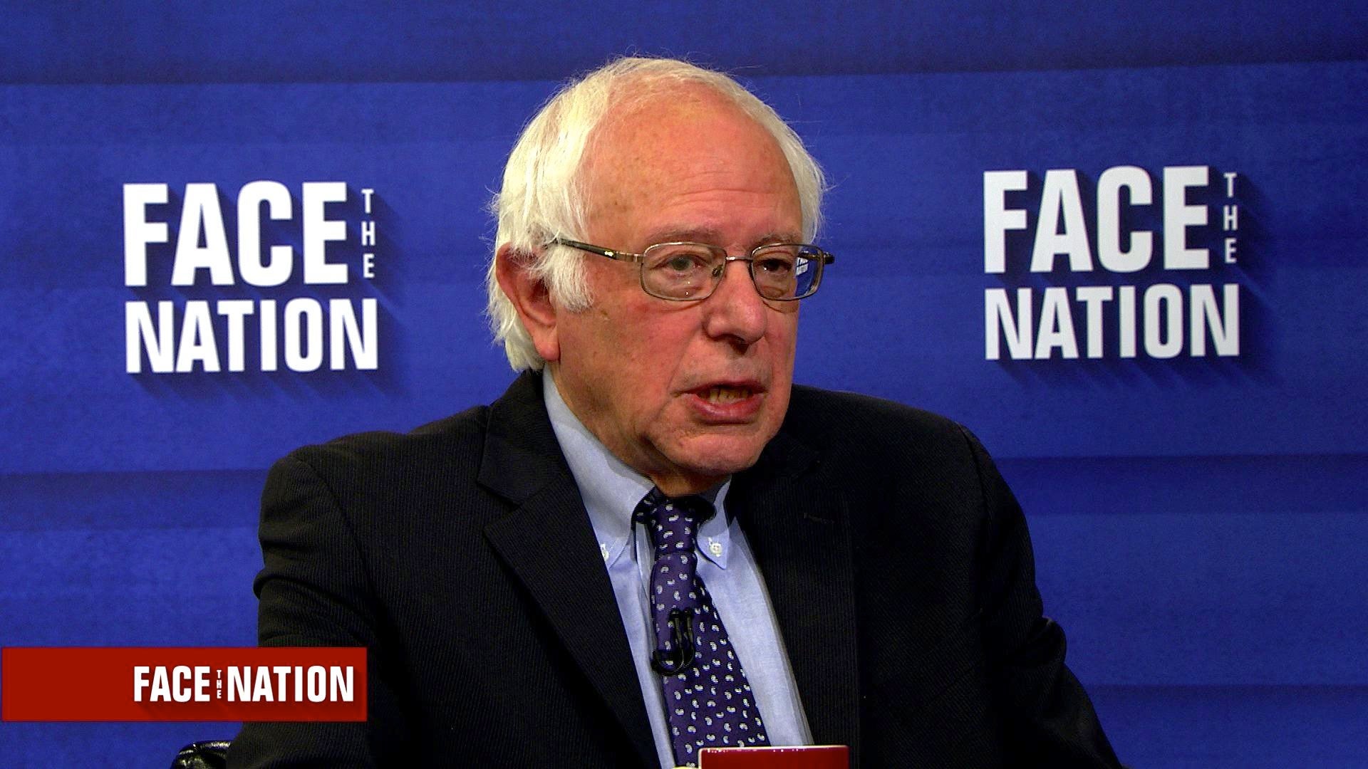 Bernie Sanders on Trump “Our job now is to hold him accountable” CBS