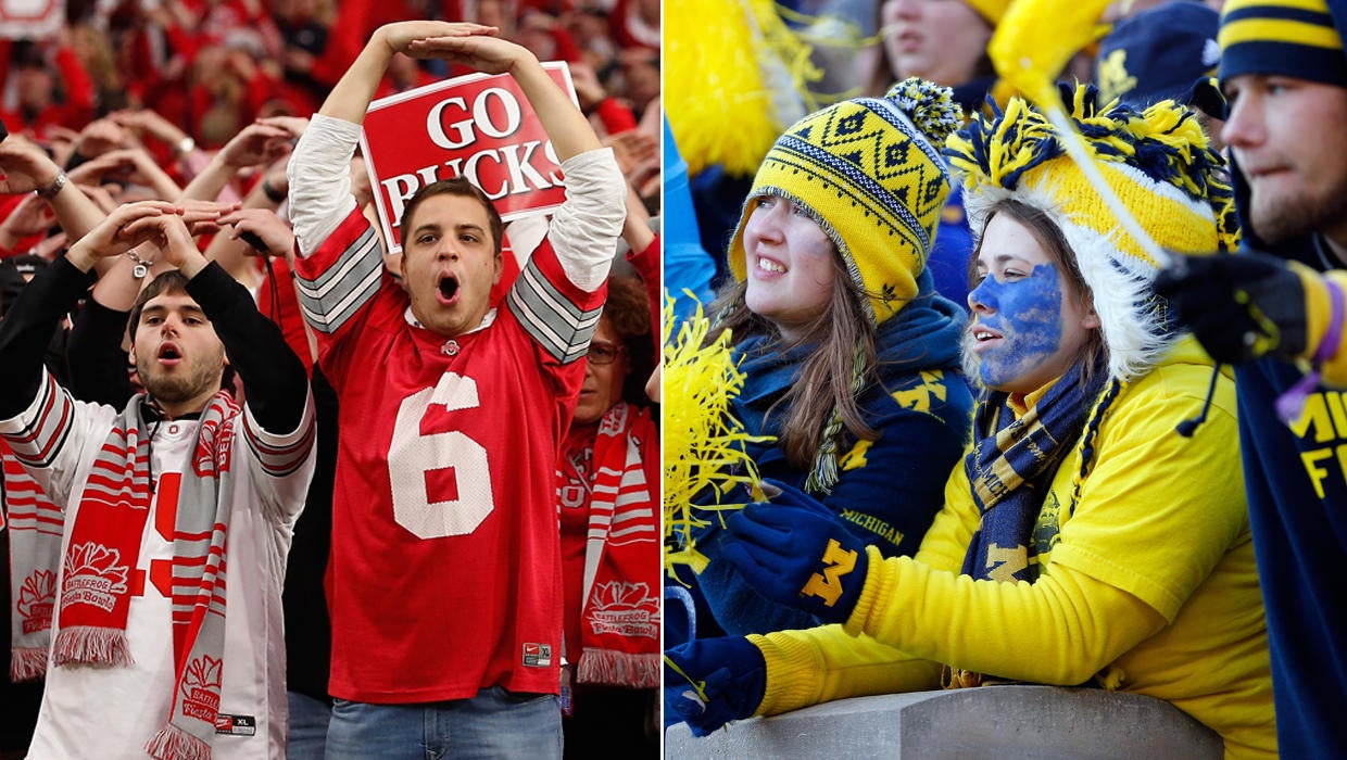 RIVALRY Ohio State vs. Michigan Name Gift House Divided