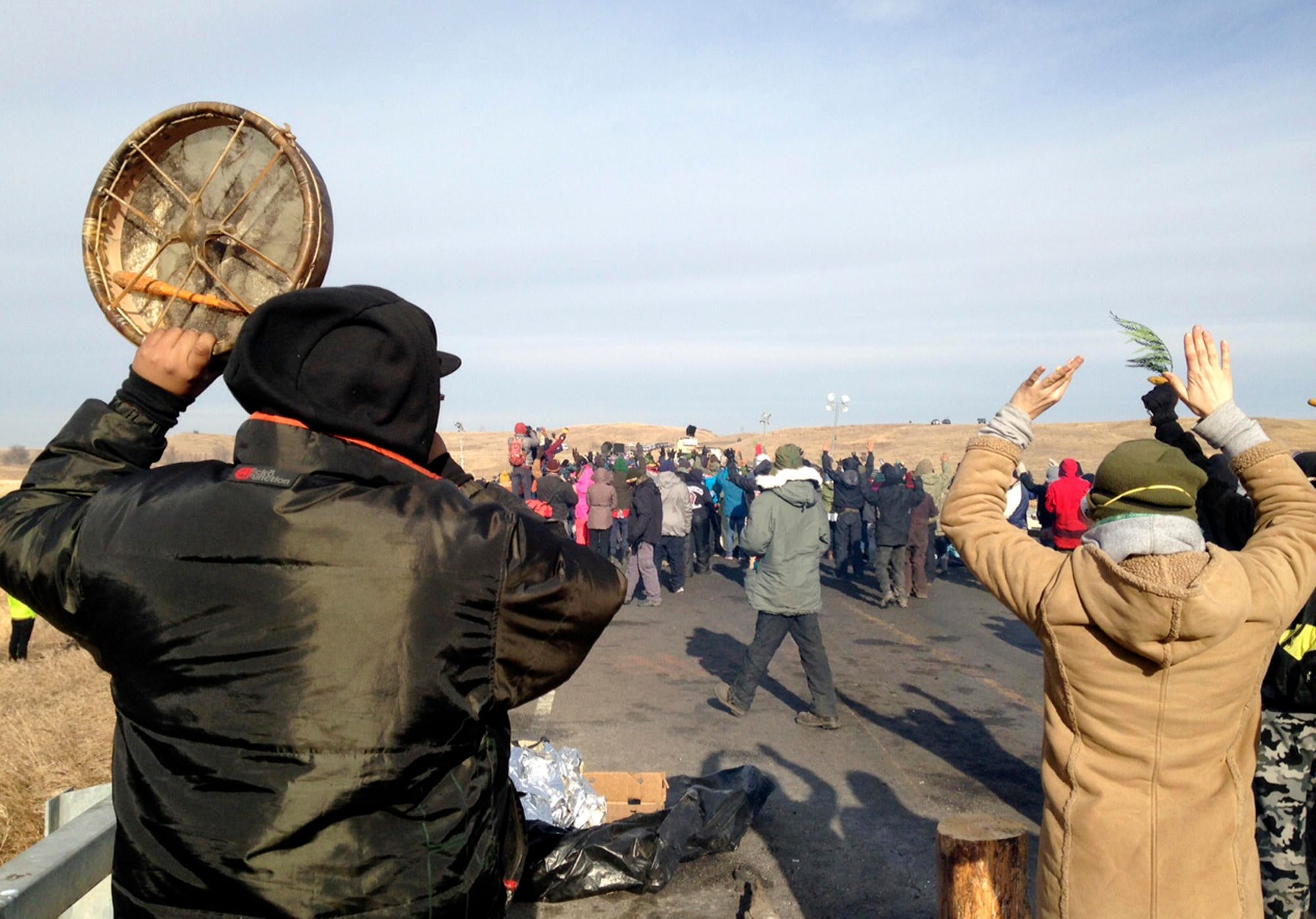 Dakota Access Pipeline Protests Continue Despite Mandatory Evacuation Order And Harsh Weather