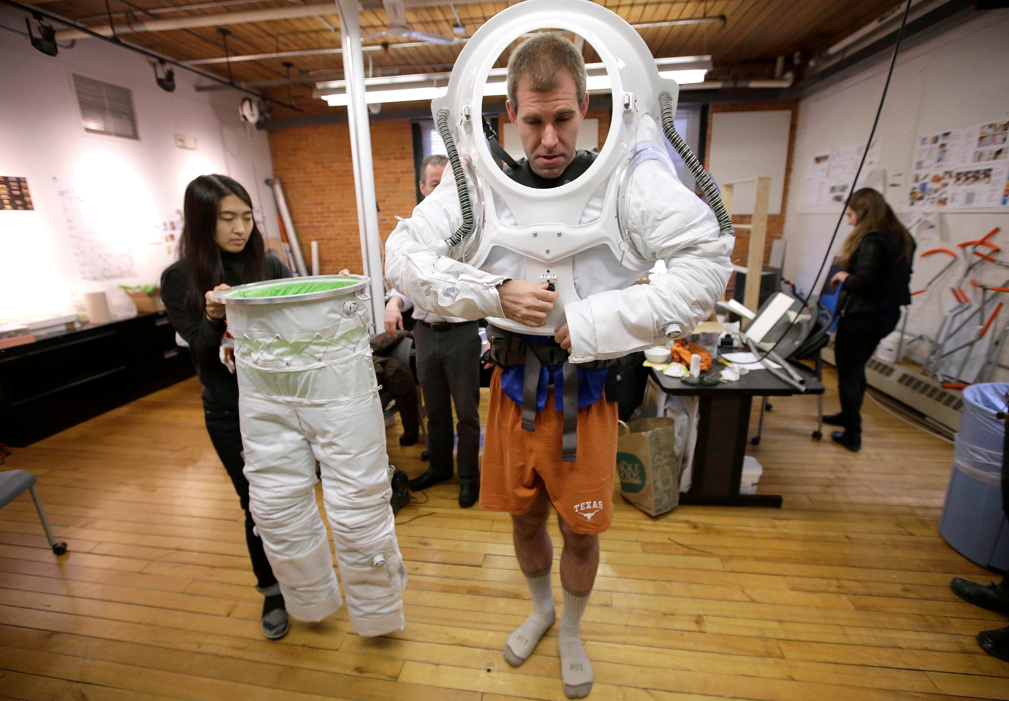 NASA's Mars simulation space suit just got a redesign - CBS News