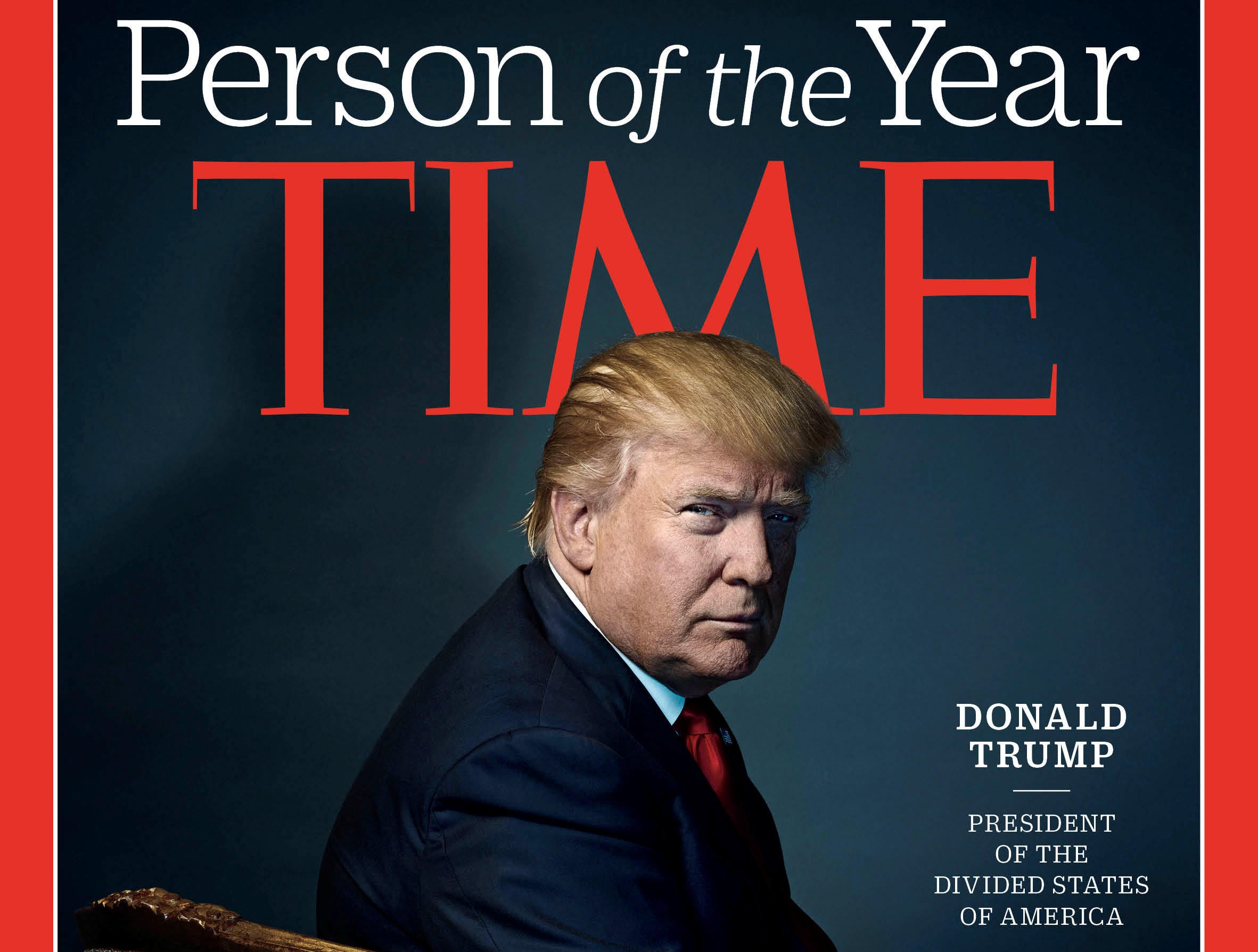 Donald trump named time s person of the year cbs news