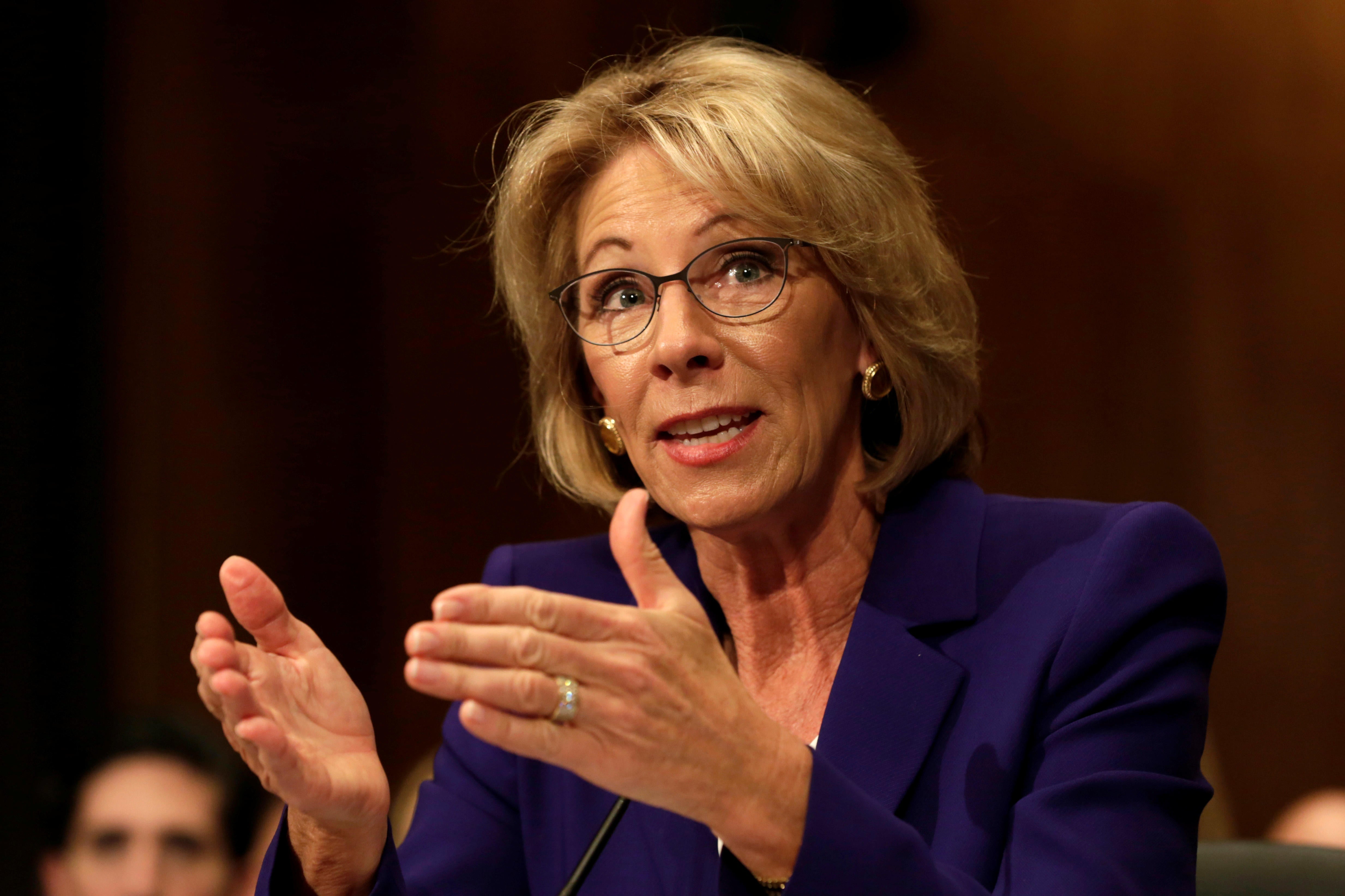 Trump Education Pick Blames Staff For Poor Word Choice On Twitter - CBS ...