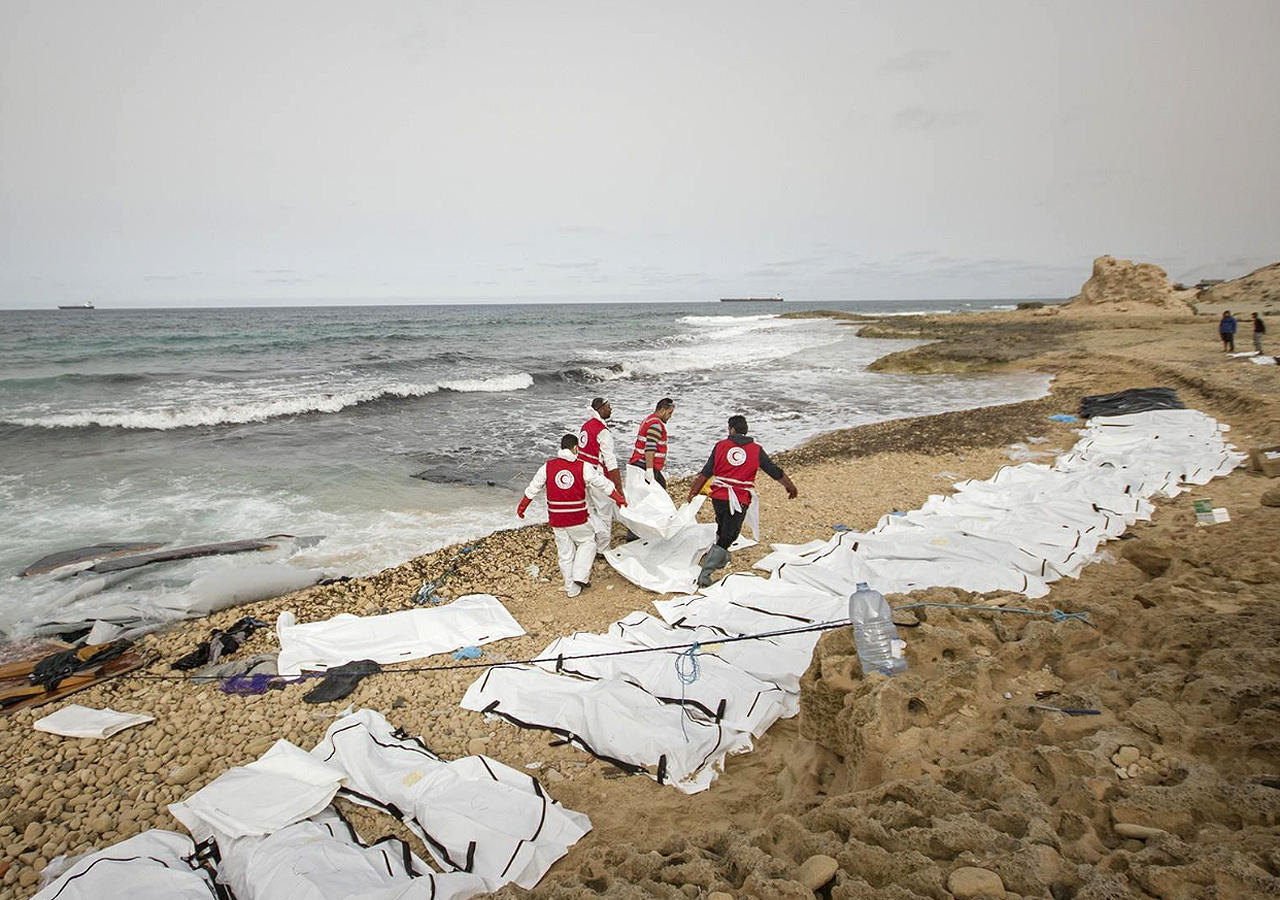 Migrants' bodies wash up on Libya Mediterranean coast near Zawiya