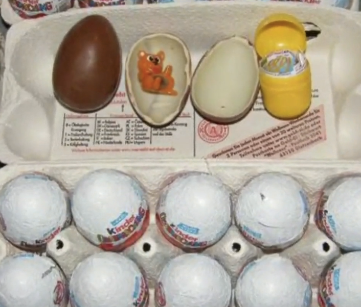 Kinder eggs Easter candy banned in U.S. due to choking hazard CBS News