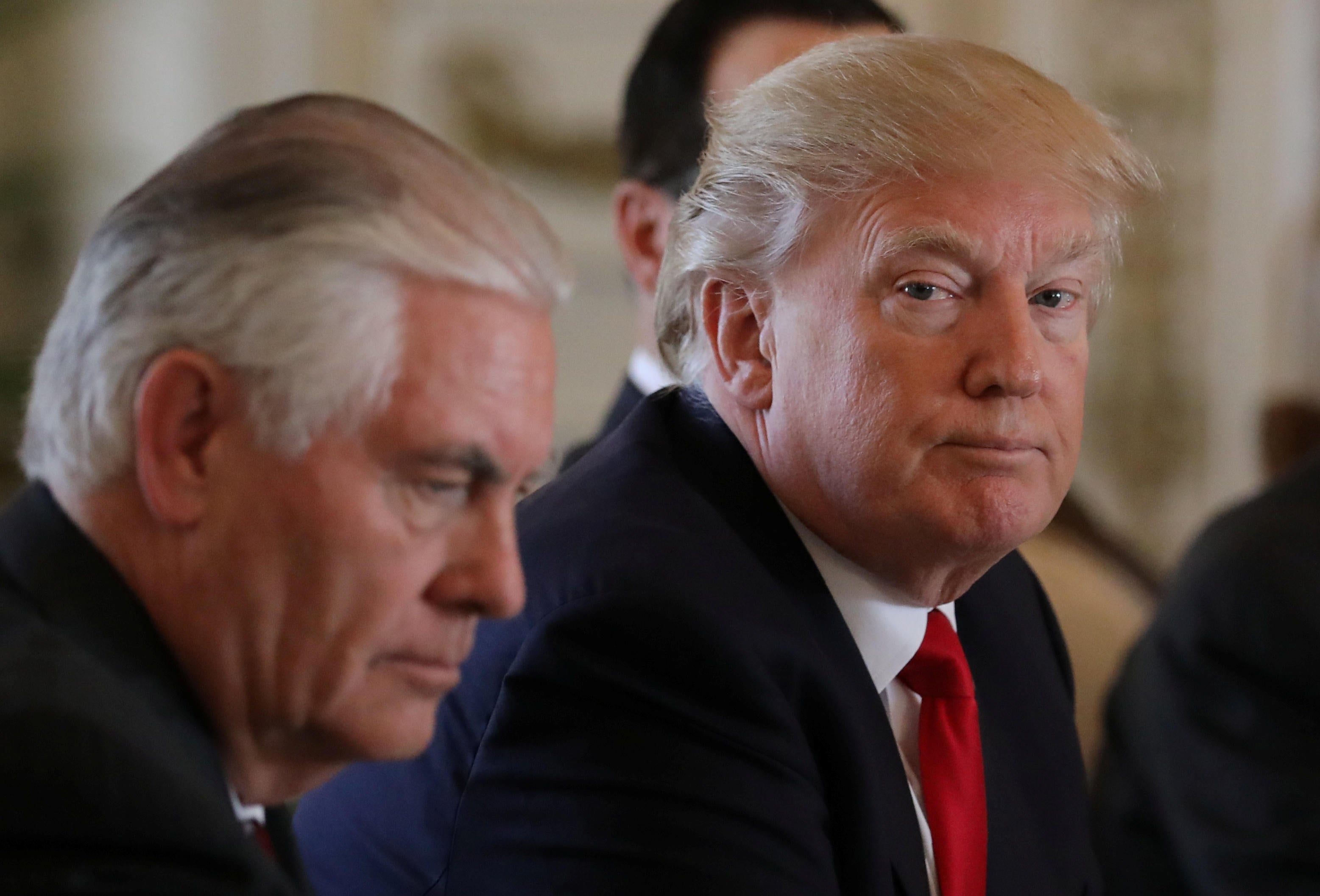 Trump Suggests Compare Iq Tests With Rex Tillerson Cbs News 