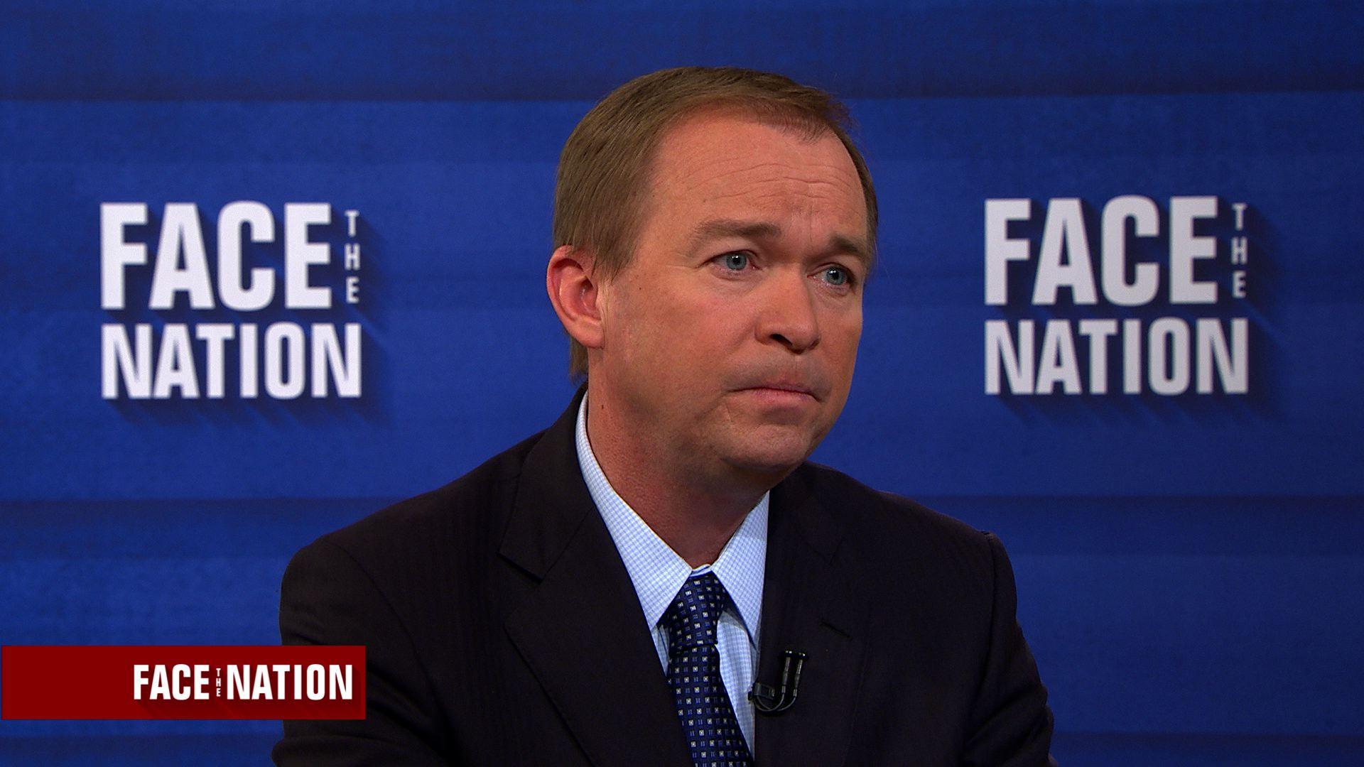 Mick Mulvaney: If fixing budget requires a shutdown, 