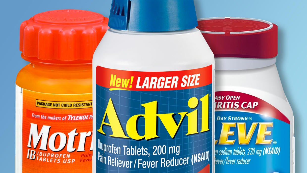 advil bottle label