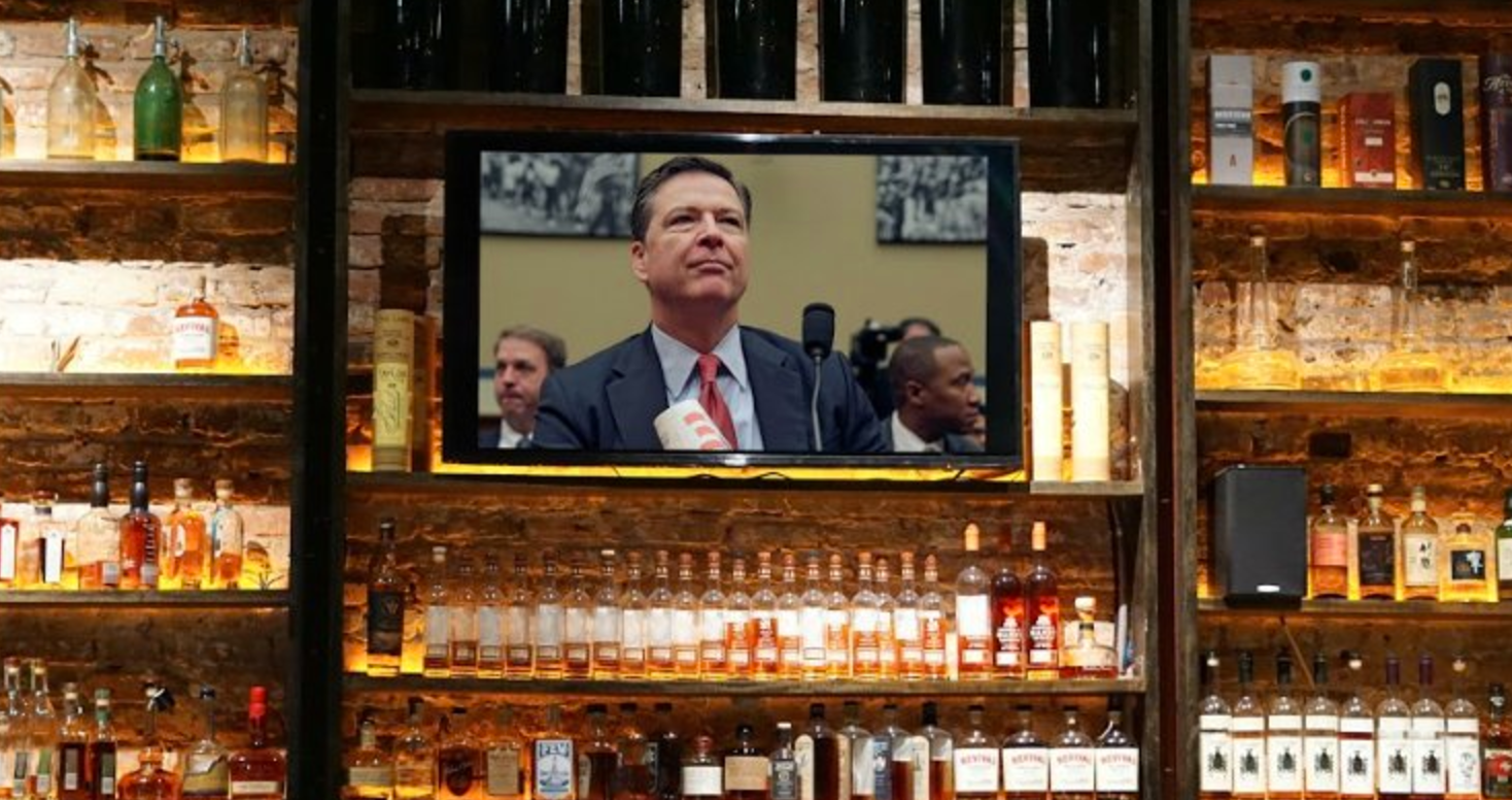 Bars across U.S. opening early for James Comey testimony CBS News