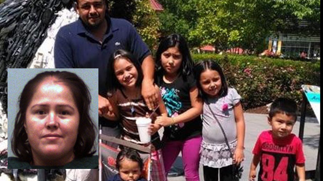 Dad, 4 young kids cops say mother stabbed to death identified - CBS News