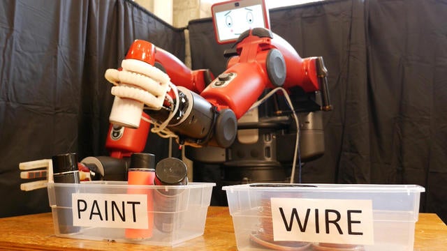 New breed of collaborative robots "work hand in hand" with humans - CBS ...