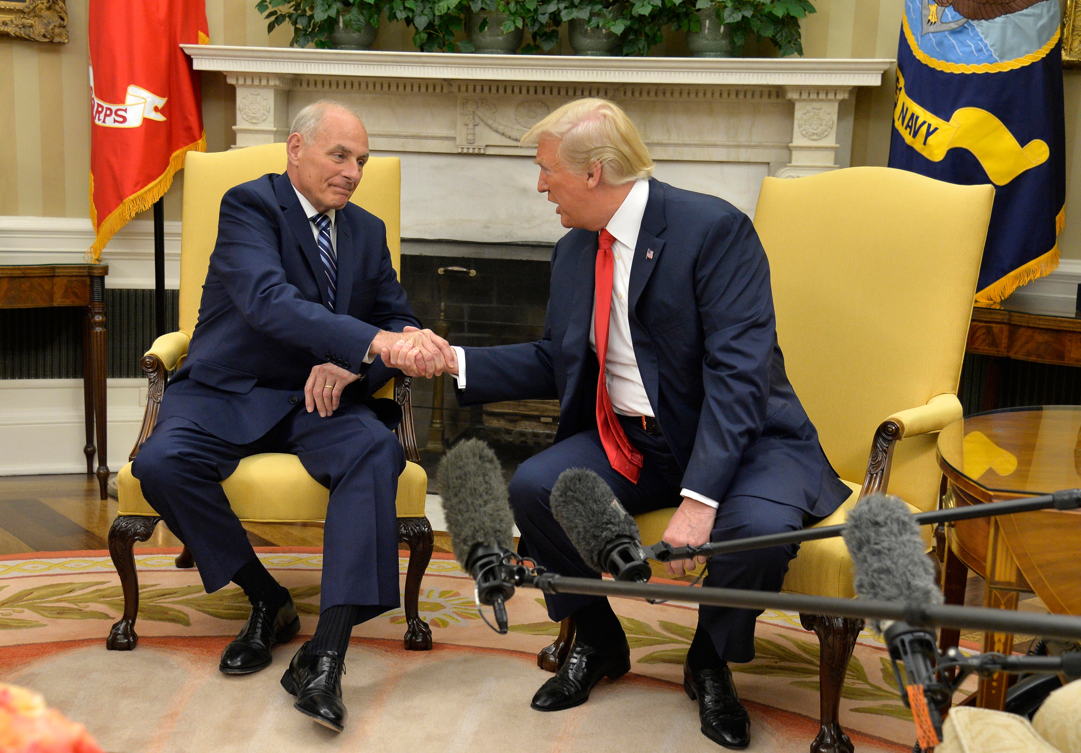 Trump swears in Gen. Kelly as new chief of staff CBS News