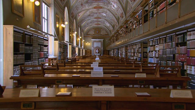 Italian Pope Library The love letters of the Vatican Library - CBS News