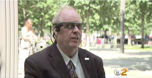 Blind 9/11 survivor visits NYC memorial for first time - CBS News