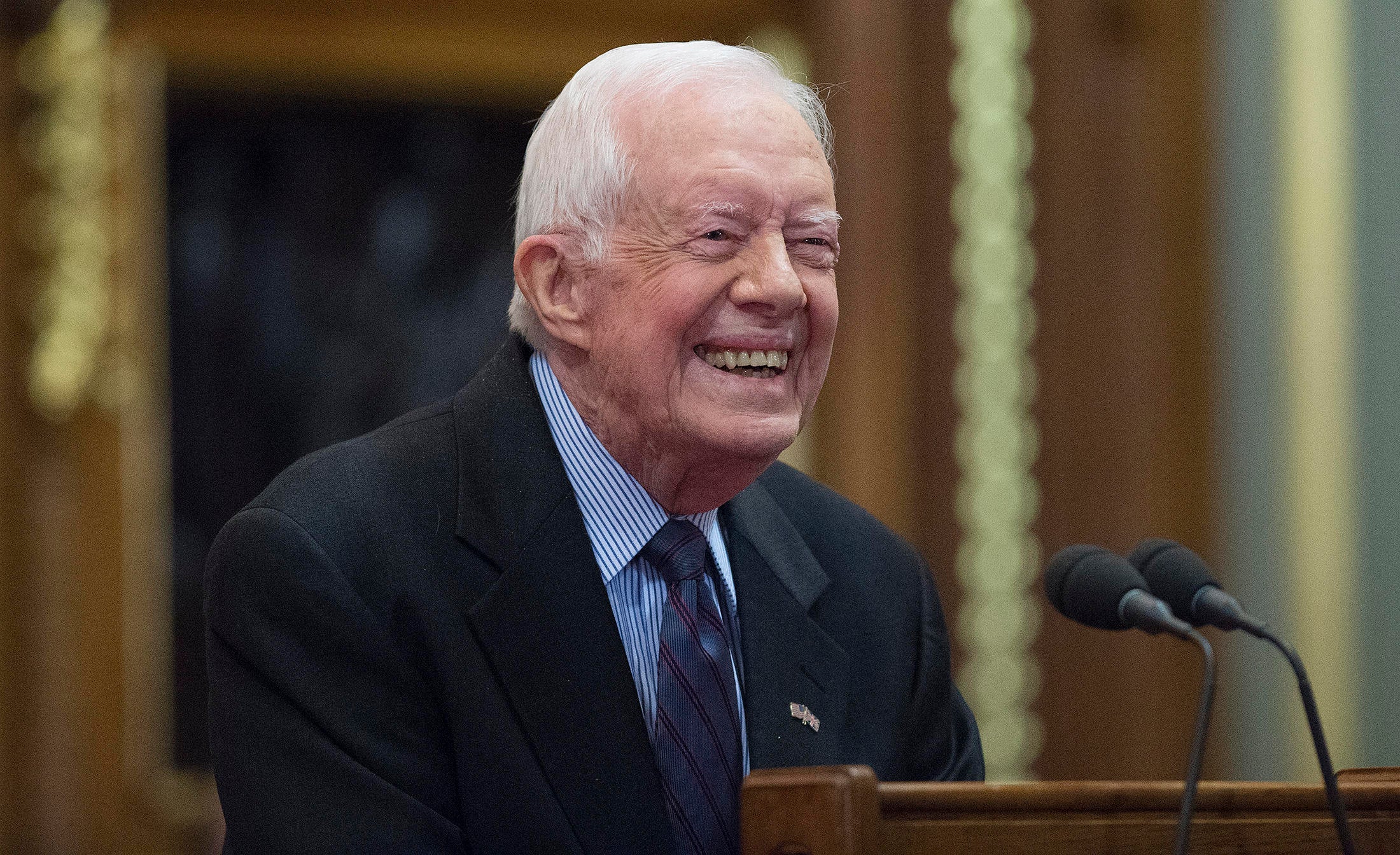 Jimmy Carter to Trump "Keep the peace, tell the truth" CBS News