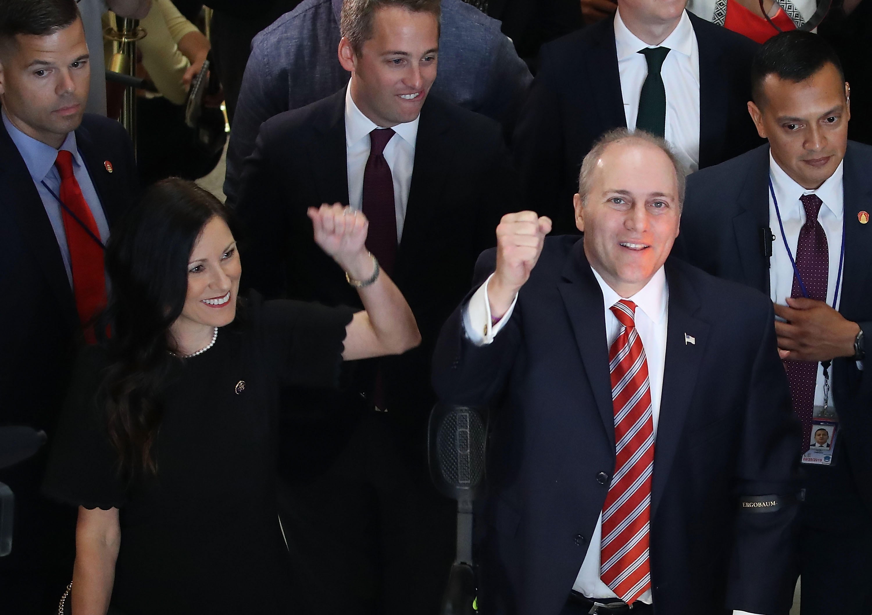 Live Steve Scalise returns to Capitol (Breaking) CBS News