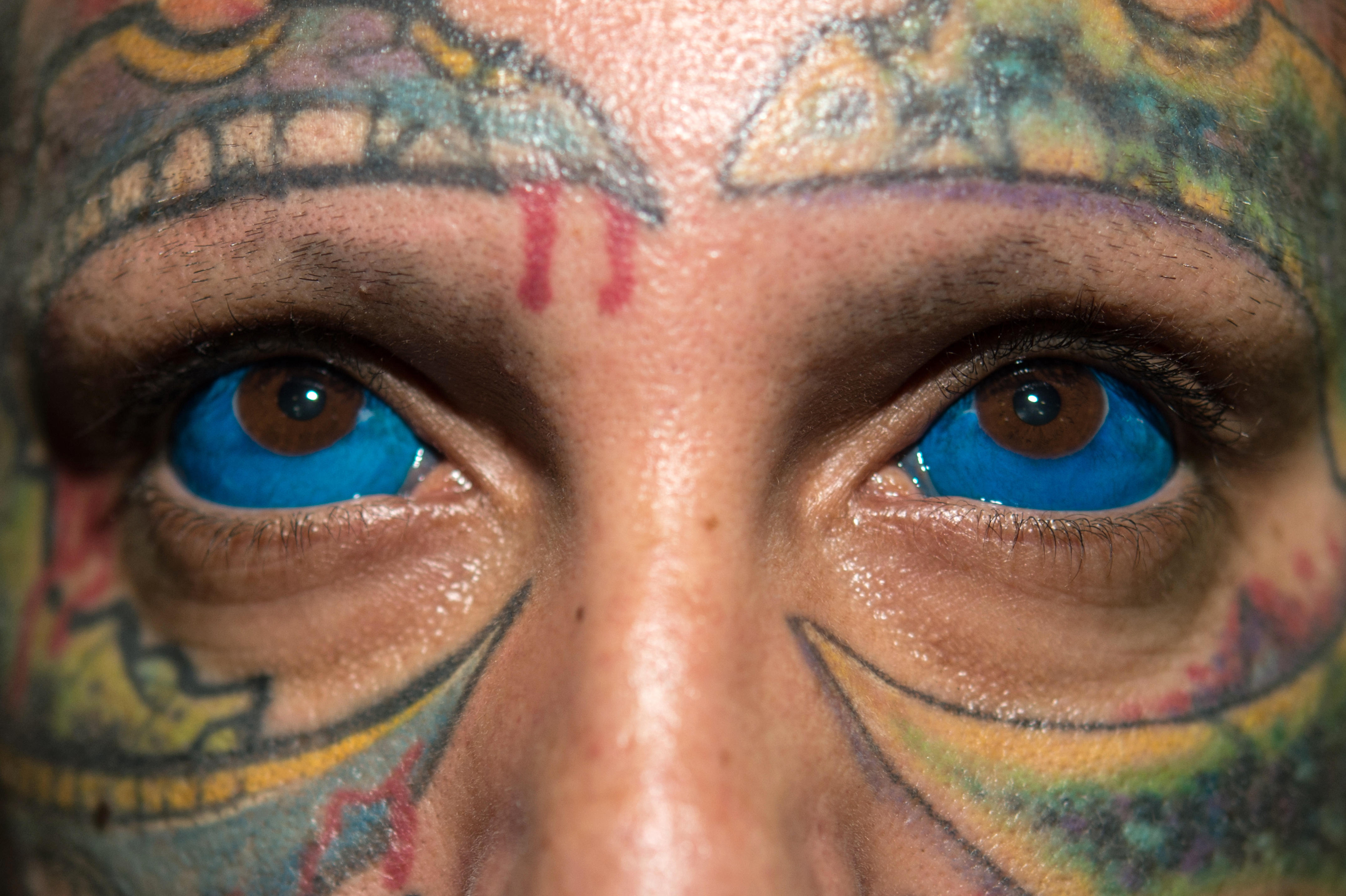 Eye & Skull Tattoo in Realistic Trash Polka Type Tattoo - Black Poison  Tattoos