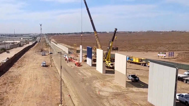 U.S.-Mexico border wall prototypes to begin testing soon - CBS News