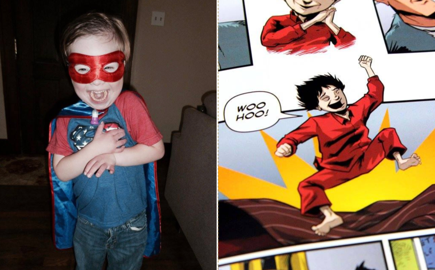 Dad creates comic book character with Down syndrome for his son CBS News