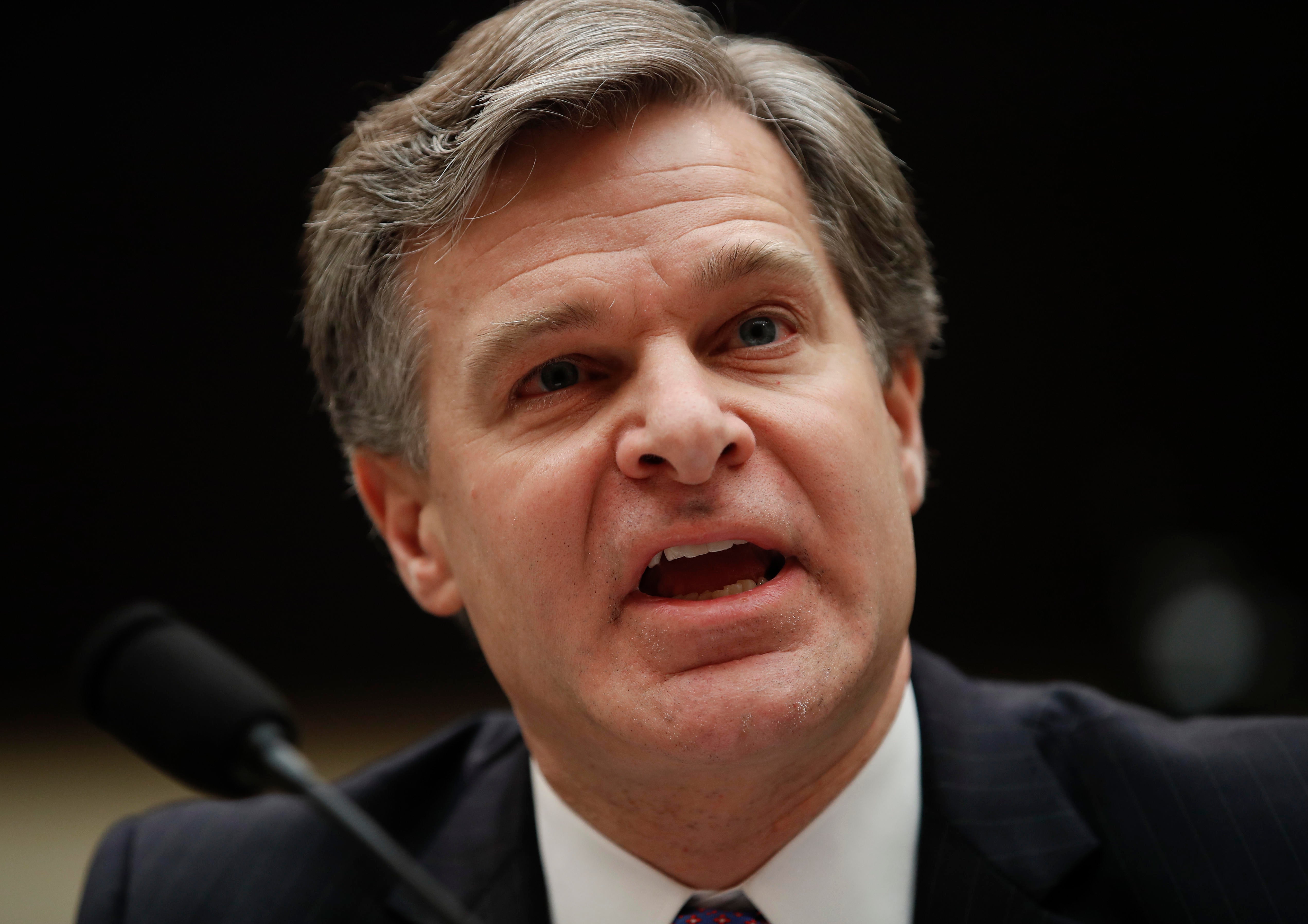 FBI Director Christopher Wray Reaffirms Russia Continues To Try To ...