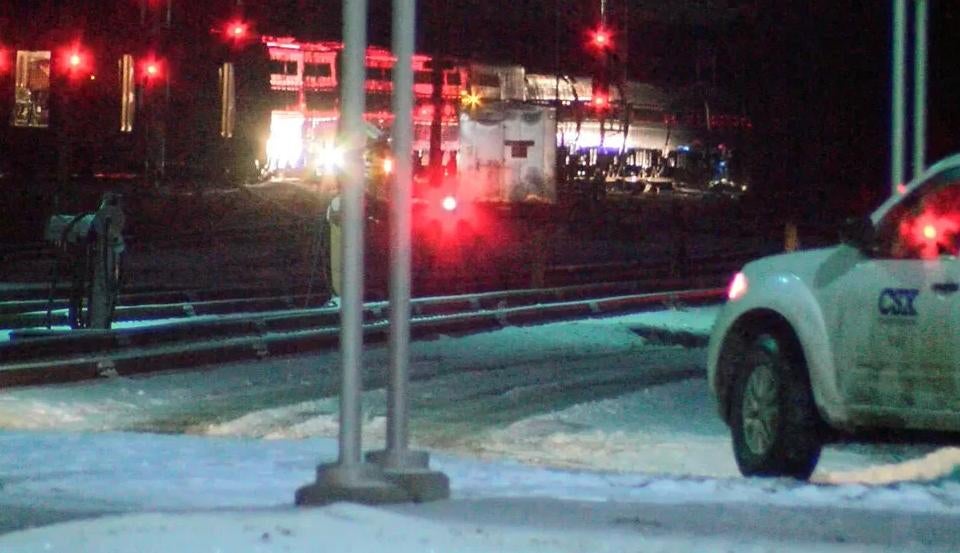 Amtrak train with 311 passengers derails in snowy Savannah,