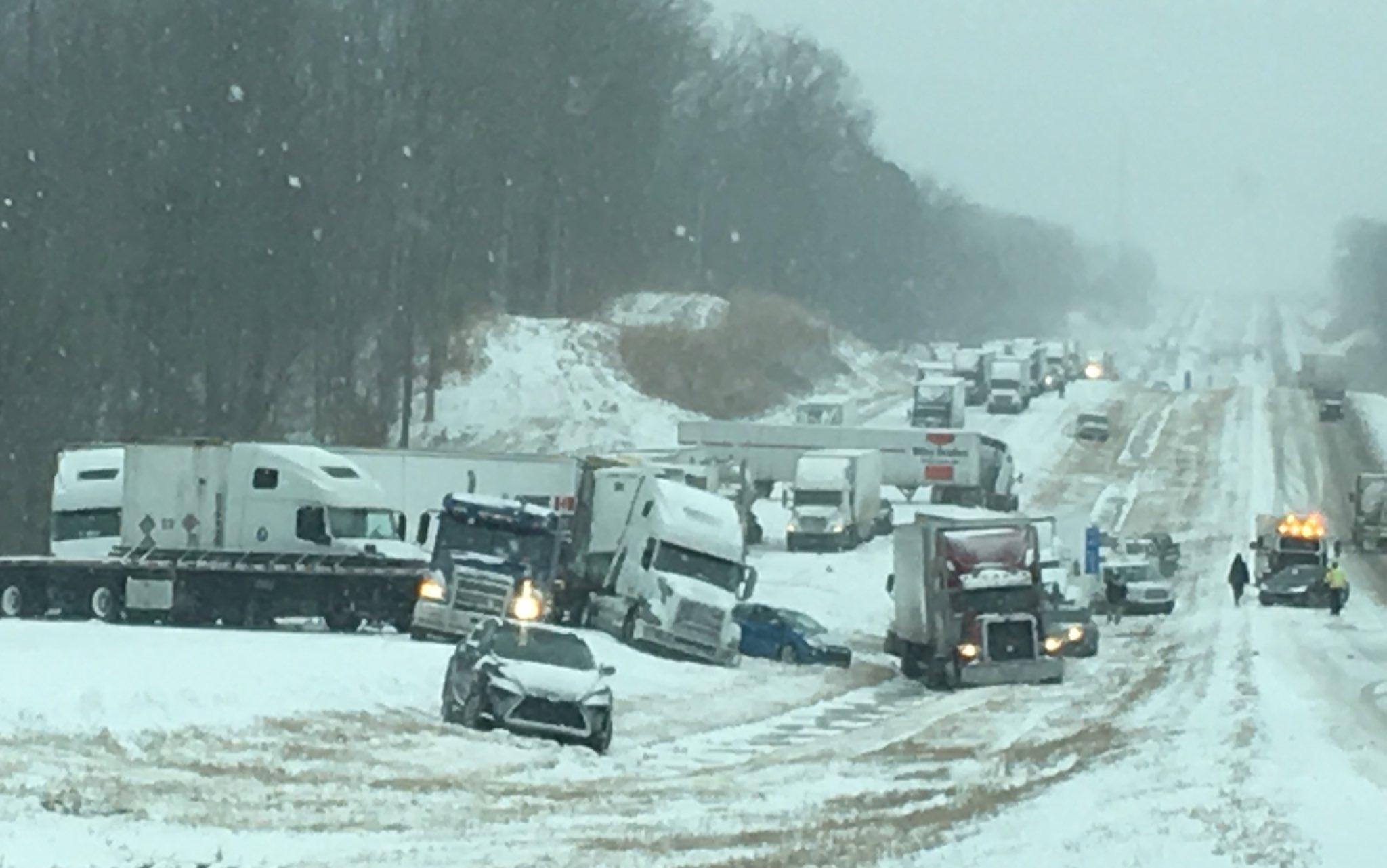 Winter storm slams Tennessee, Kentucky CBS News