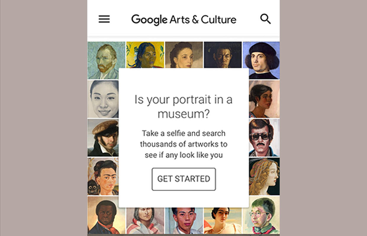 Google Lens agora compara seu rosto com quadros famosos de museus