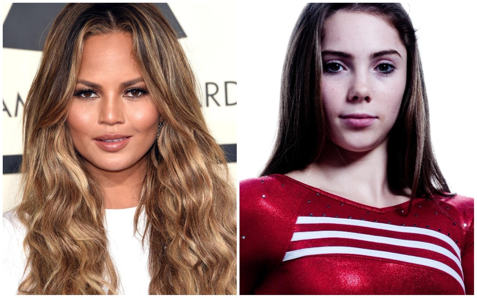 Chrissy Teigen offers to pay McKayla Maroney's possible fine for