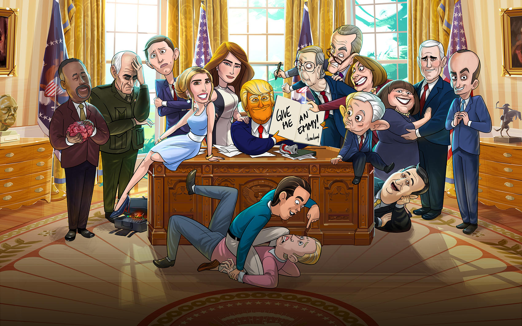 Our Cartoon President Watch Premiere Episode Of New Animated Series