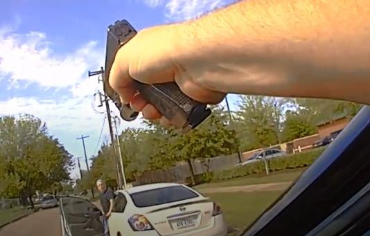 Dramatic Video Shows Gun-wielding Texas Driver Shot Dead By Officer ...