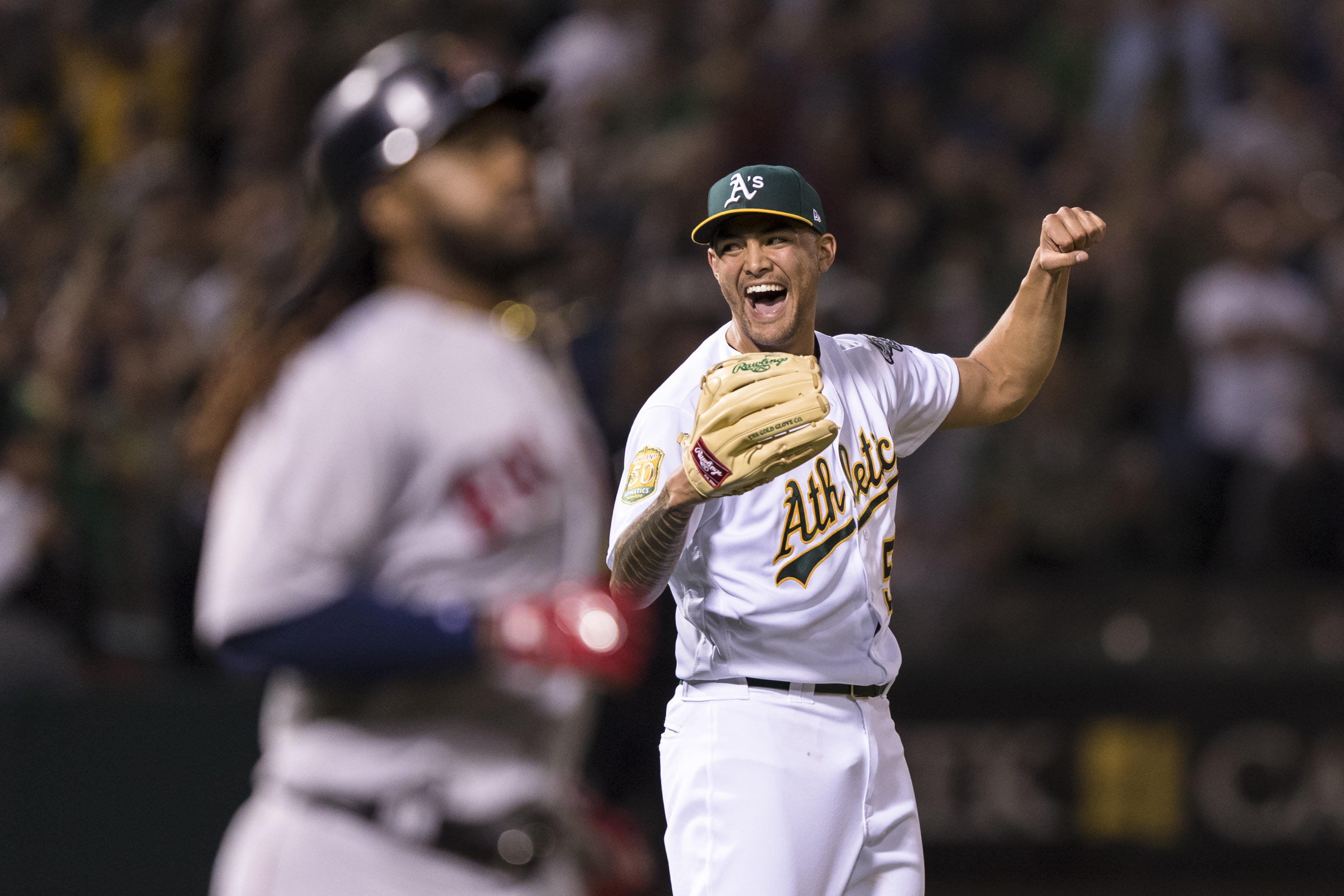 A No-Hitter by Oakland's Sean Manaea Tames the Red Sox - The New York Times