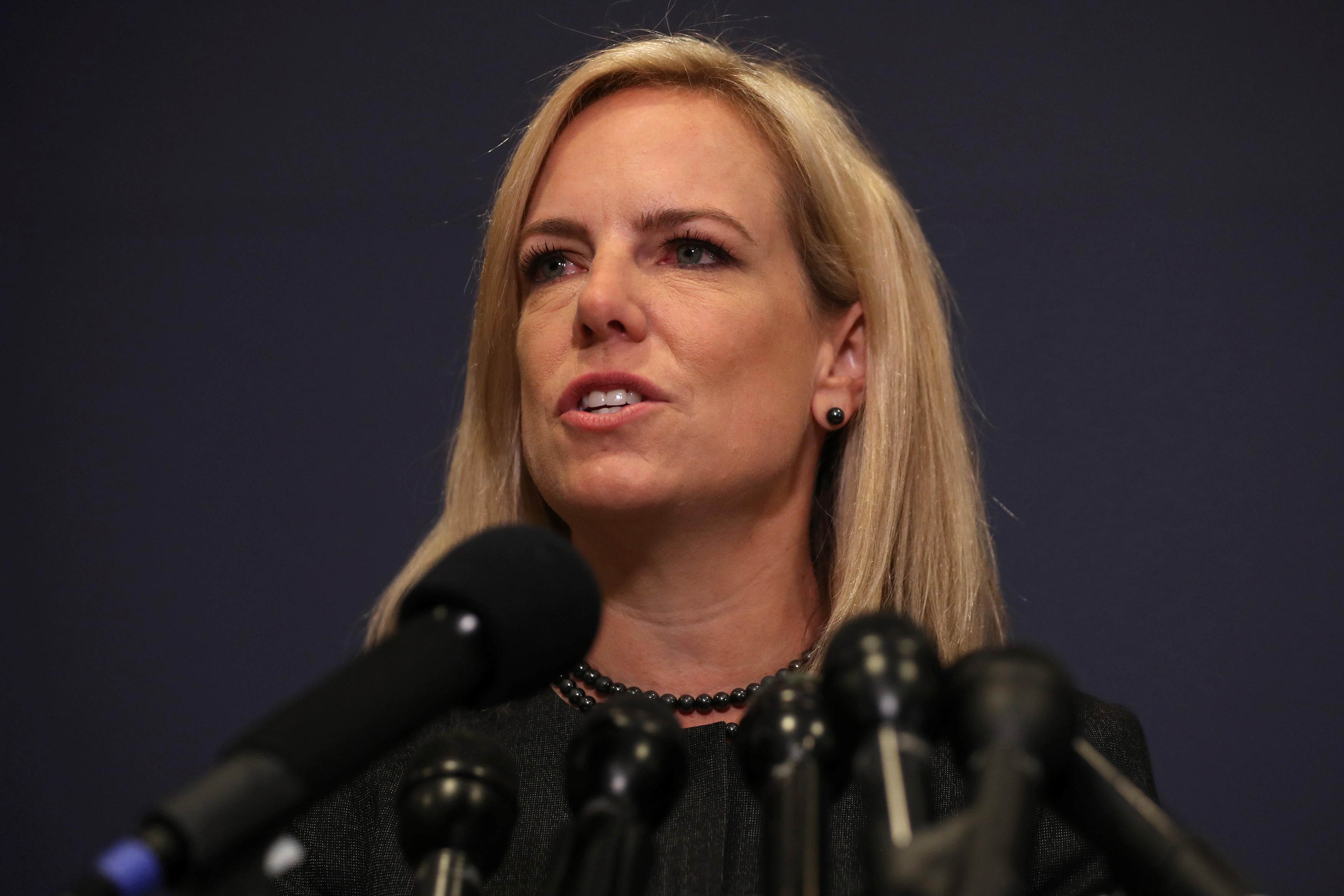 DHS Sec. Kirstjen Nielsen denies family separation policy exists ...