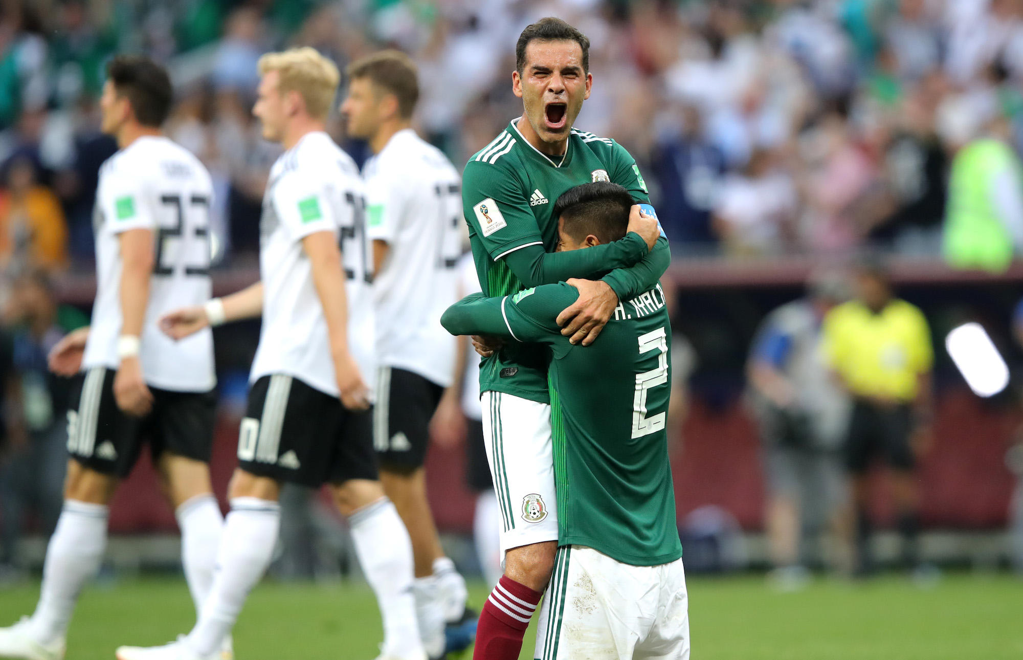 Mexico shocks reigning World Cup champs Germany 10 CBS News