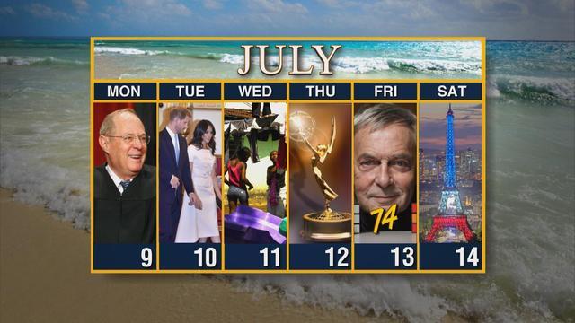 Calendar: Week of July 9 - CBS News
