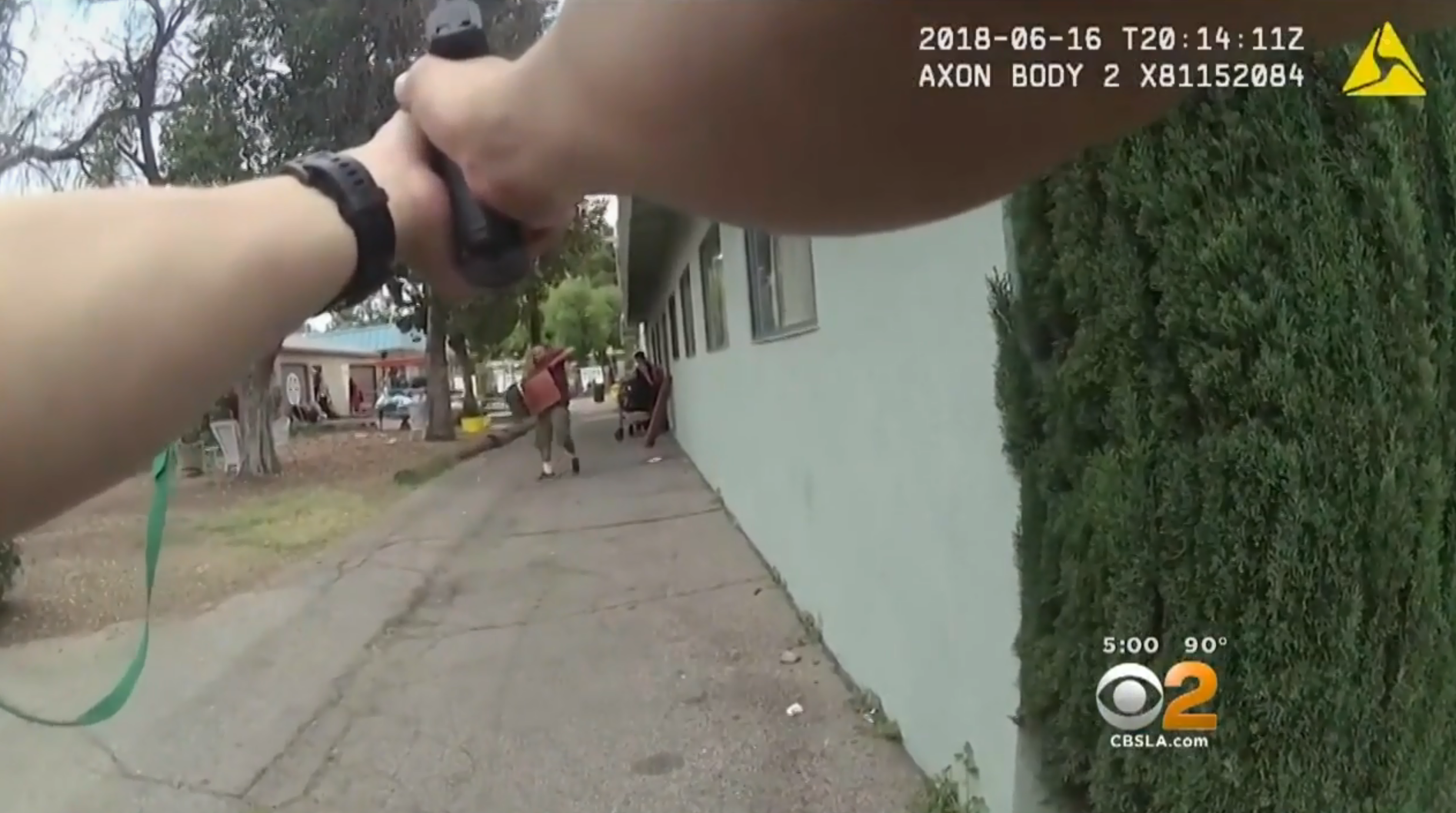 Lapd Releases Video Of Officers Shooting Killing Hostage During