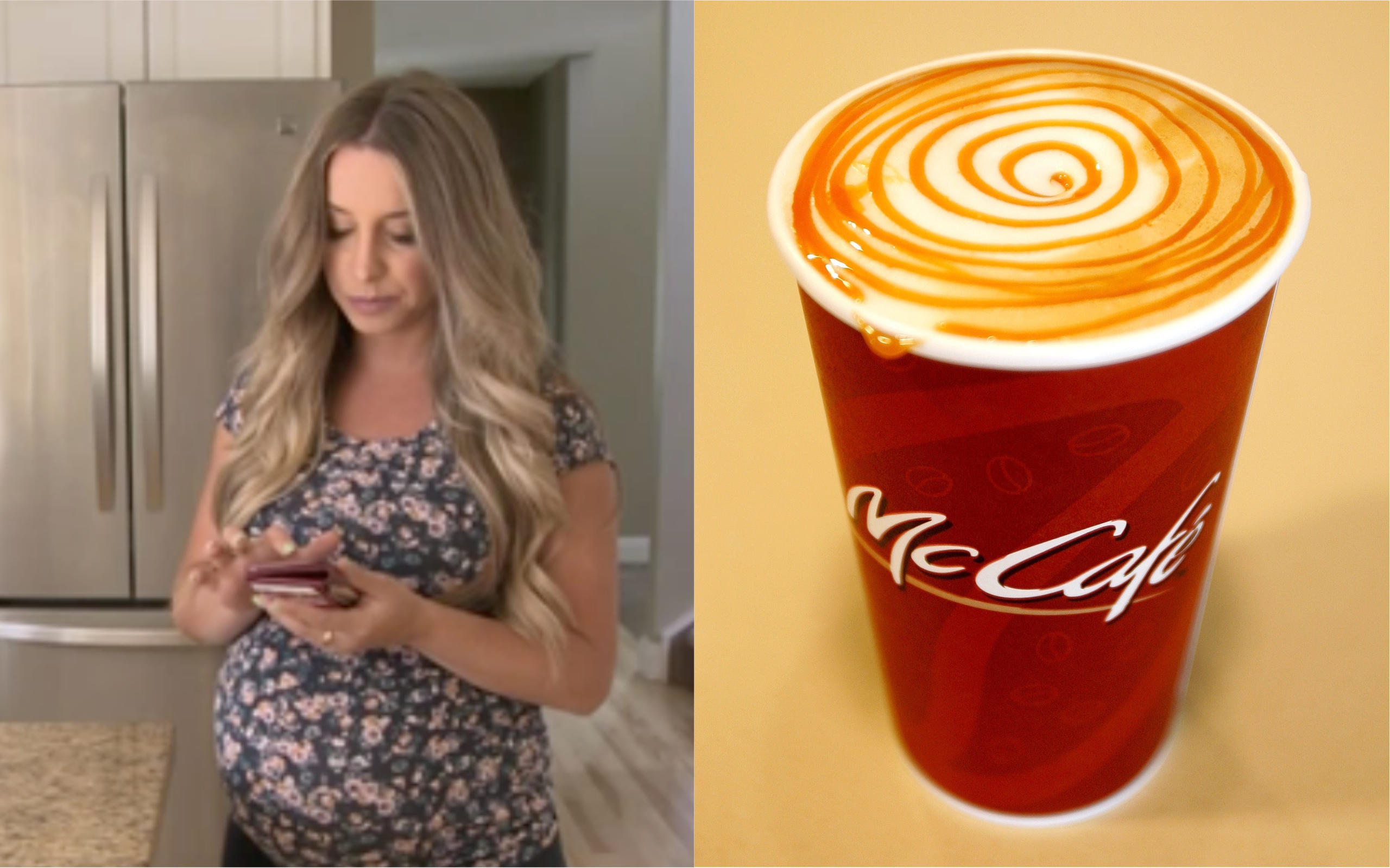 Pregnant Woman Claims She Was Served Cleaning Fluid In Mcdonalds Latte Cbs News 