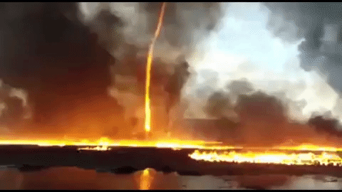 biggest fire tornado in the world