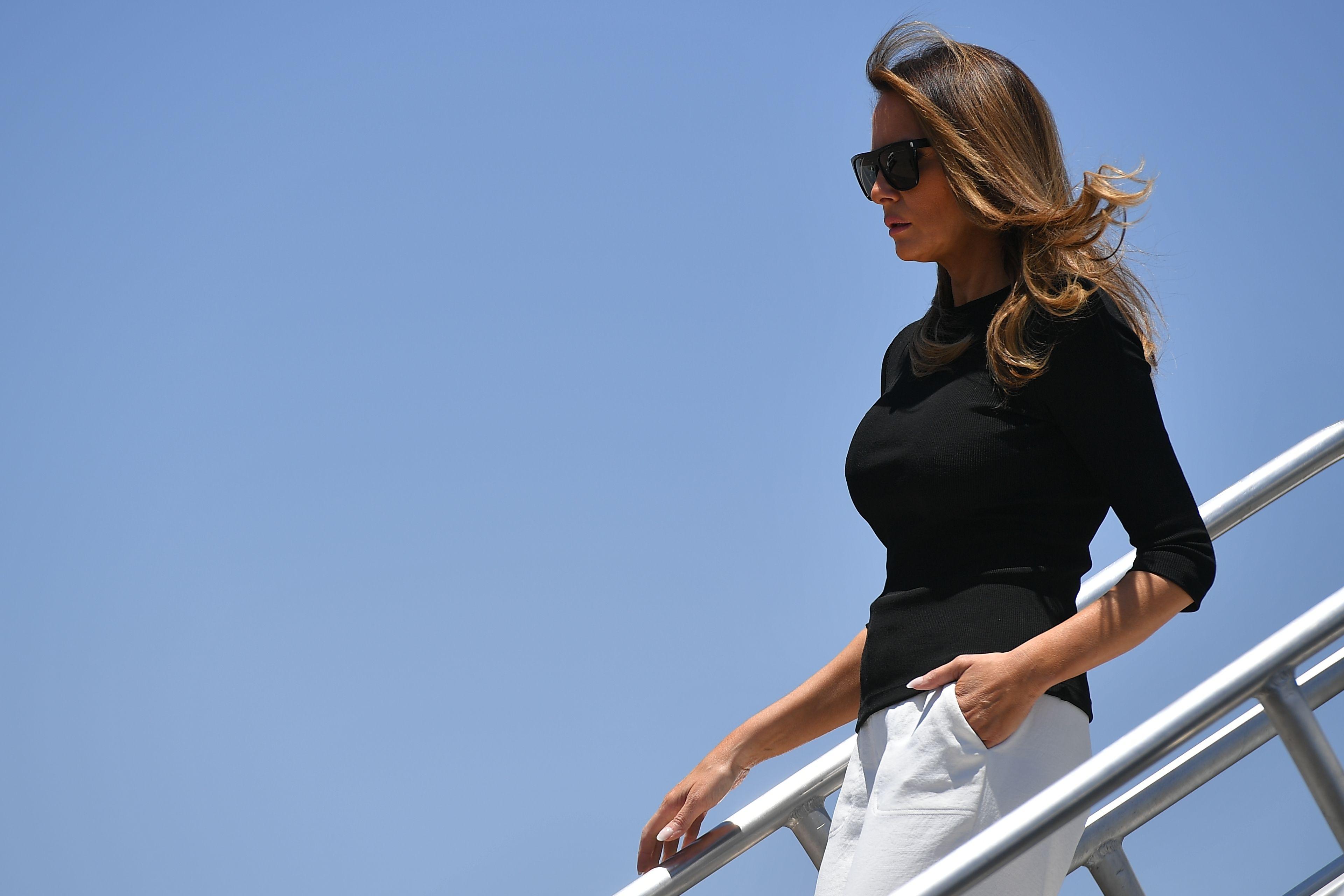 First Lady Melania Trump Departs For Africa On First Solo Trip Abroad Cbs News 1866